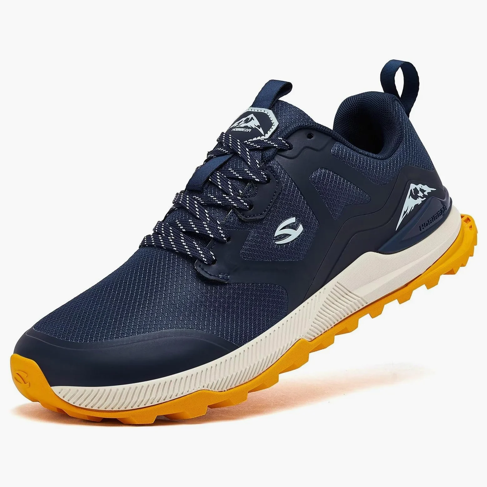 HOBIBEAR Zapatillas de Trail Running para Hombre | Trekking | Hiking | Zapatillas de Punta Ancha no deslizantes