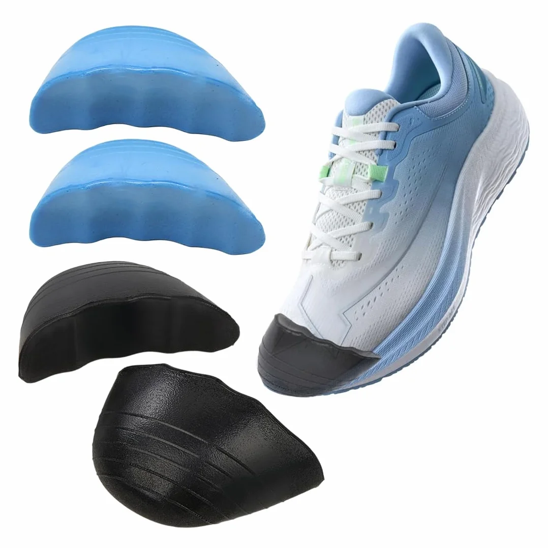 2 Pares de Relleno para Zapatos Grandes Ajustador de Talla de Calzado Reutilizable Almohadillas Suaves para Puntera de Calzado Holgado para Arco Plantar