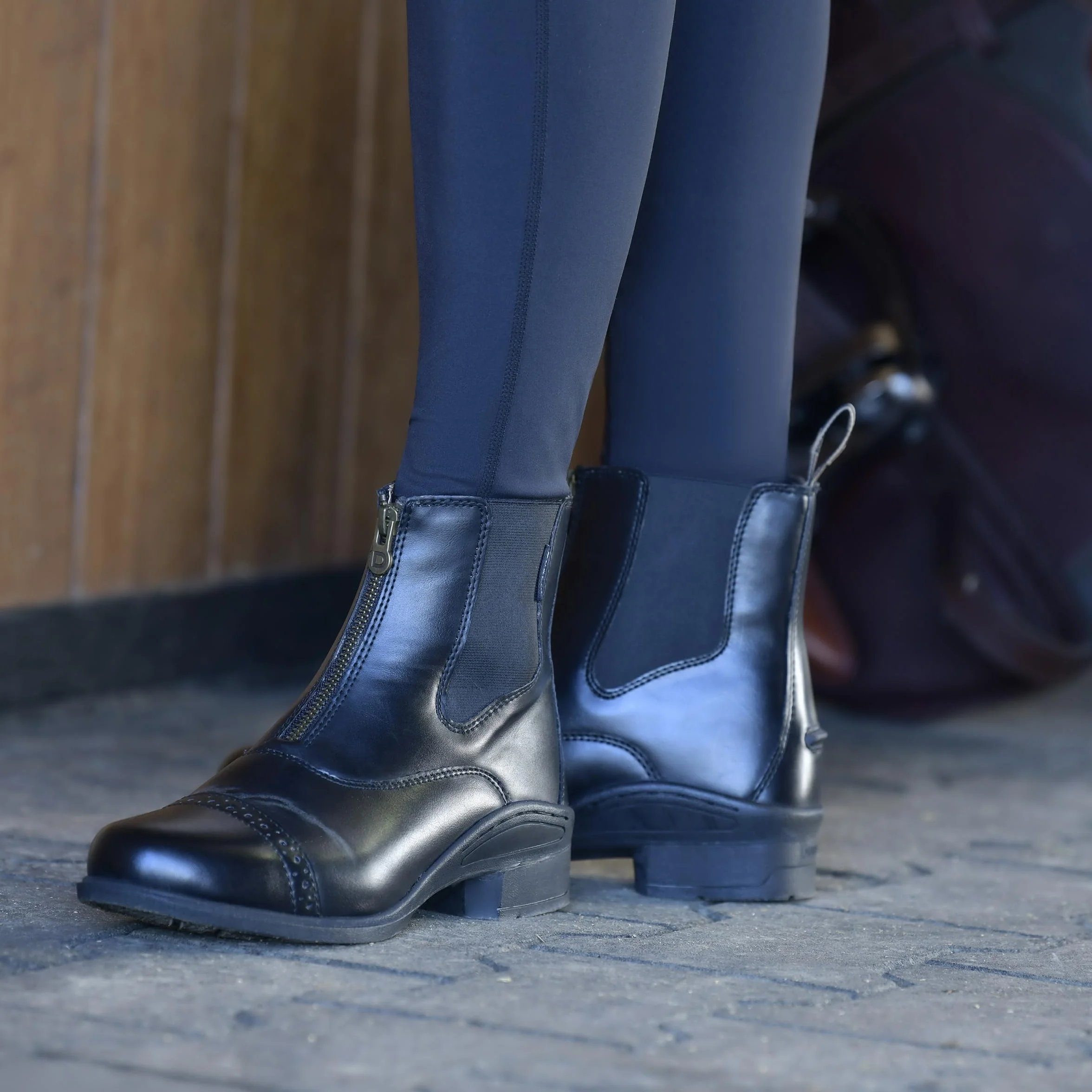 Dublin Botas Con Cremallera Para Niños Marrón -
