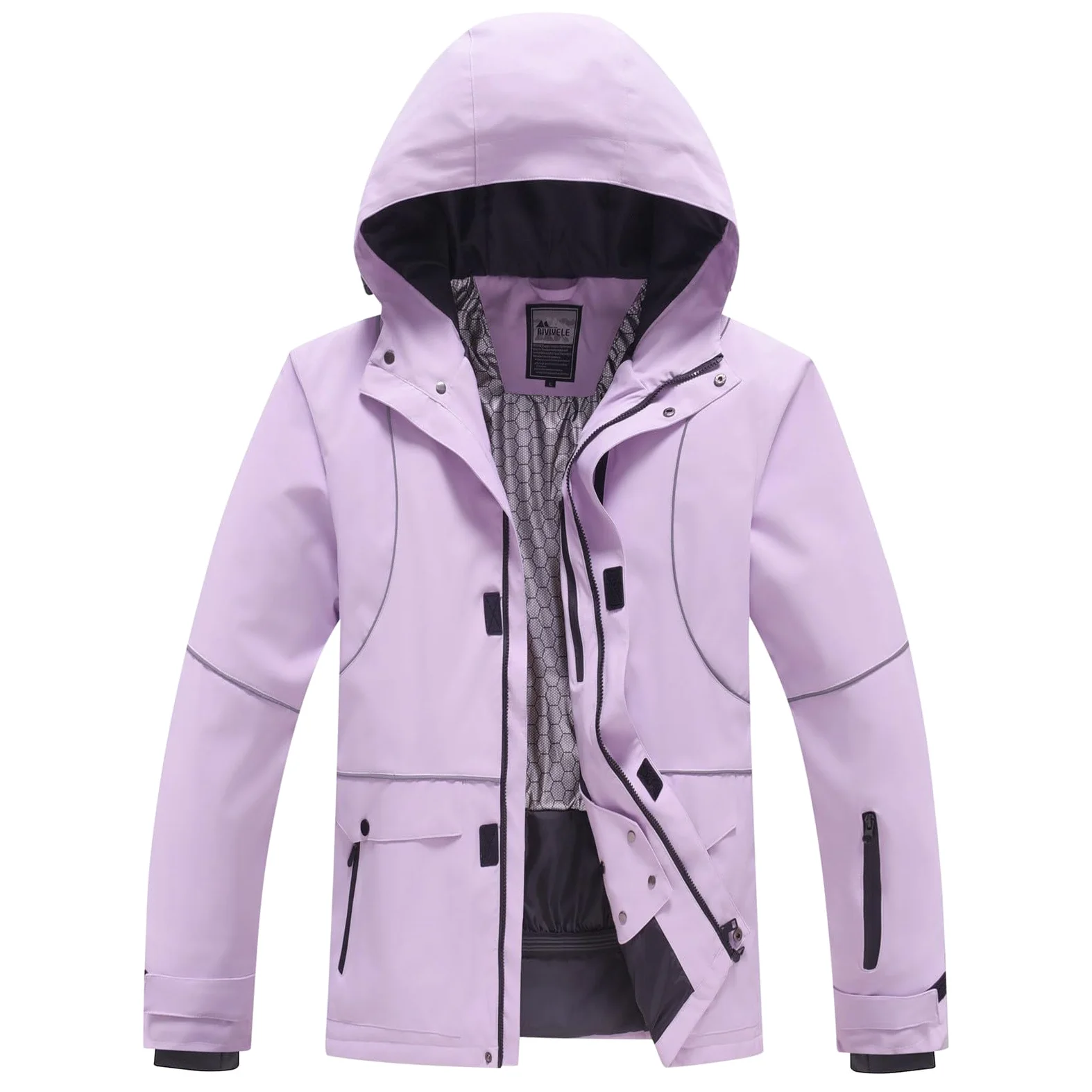 Chaquetas impermeables para hombre, talla grande, para invierno, gruesa, acolchada, para esquí, snowboard, nieve, chaqueta cálida con múltiples bolsillos, ropa térmica para exteriores