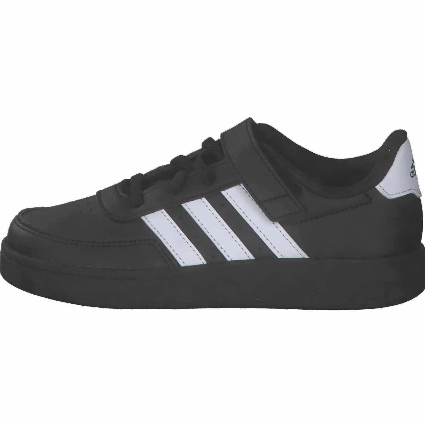 Adidas Breaknet Lifestyle Court Elastic Lace Top Strap Shoes, core black/Cloud white/Cloud white, 30 EU