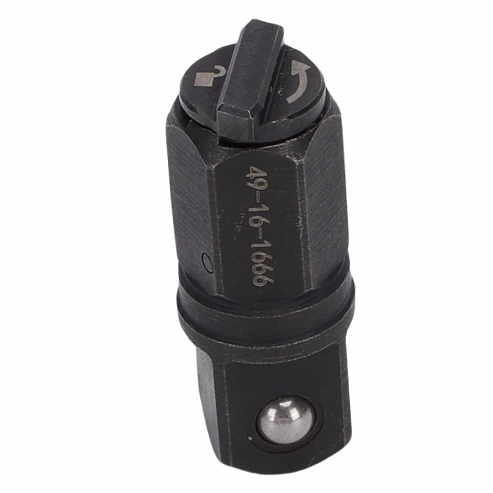 Adaptador de Yunque de Trinquete 1/2 Pulgada, Reemplazo de Acero Al Carbono con Bloqueo Hexagonal Antideslizante