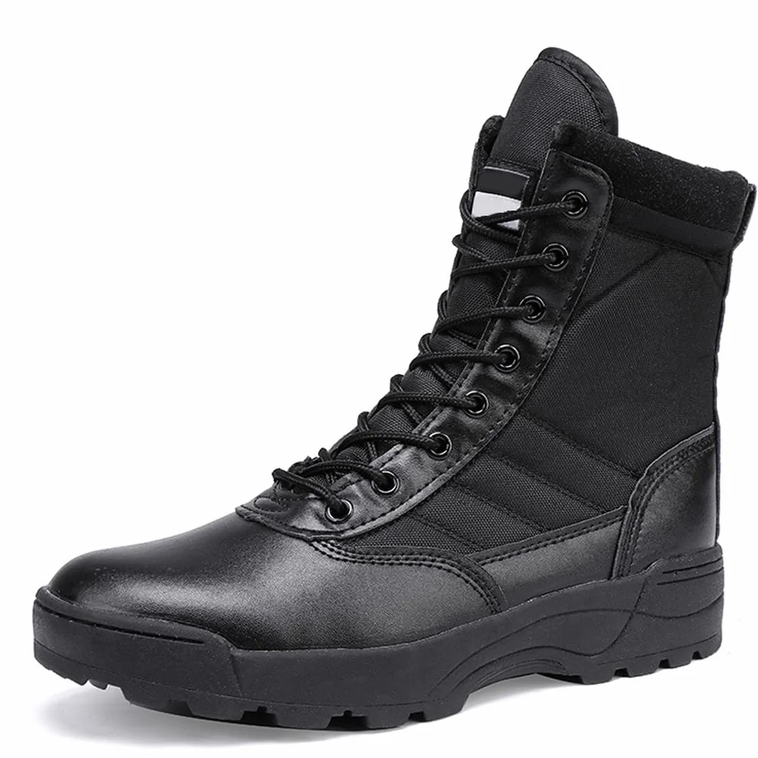 Harssidanzar Invierno Mujeres Botas de Nieve Antideslizante Caliente Botas Tácticas RL026EU