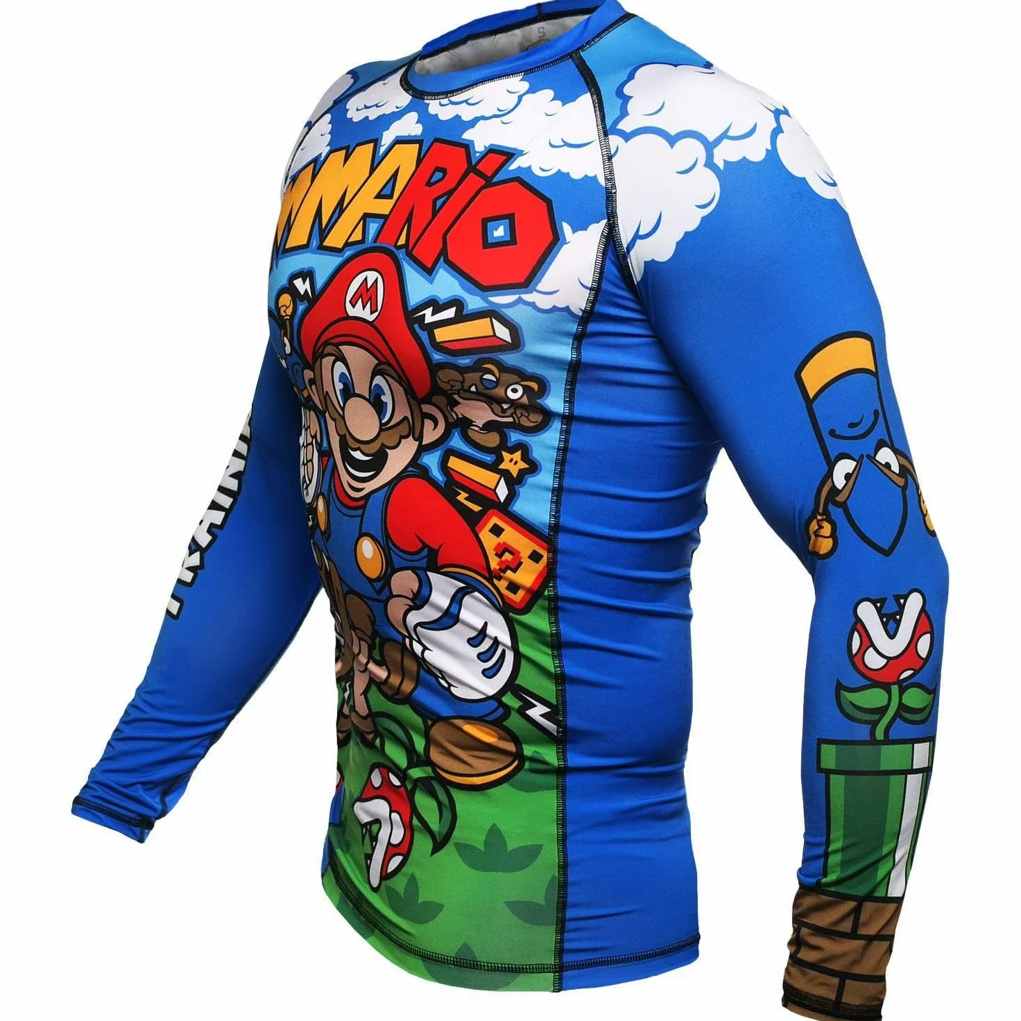 Męski Rashguard BJJ MMA No Gi Kompresja Trening
