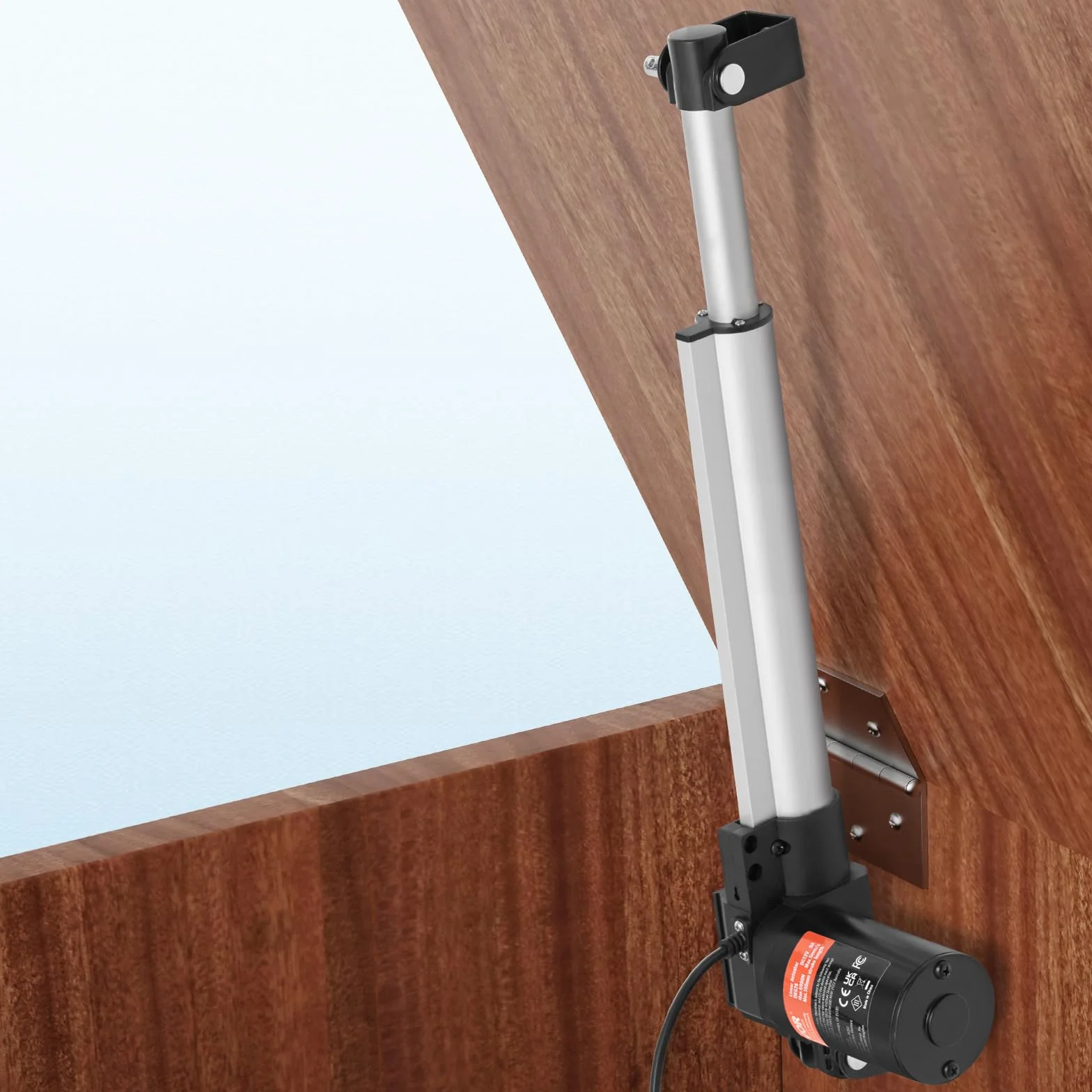 VEVOR Actuador Lineal 250 mm 24 V 25 mm/s 220 lb 1000 N IP44 para Elevación TV Mesa Sofá