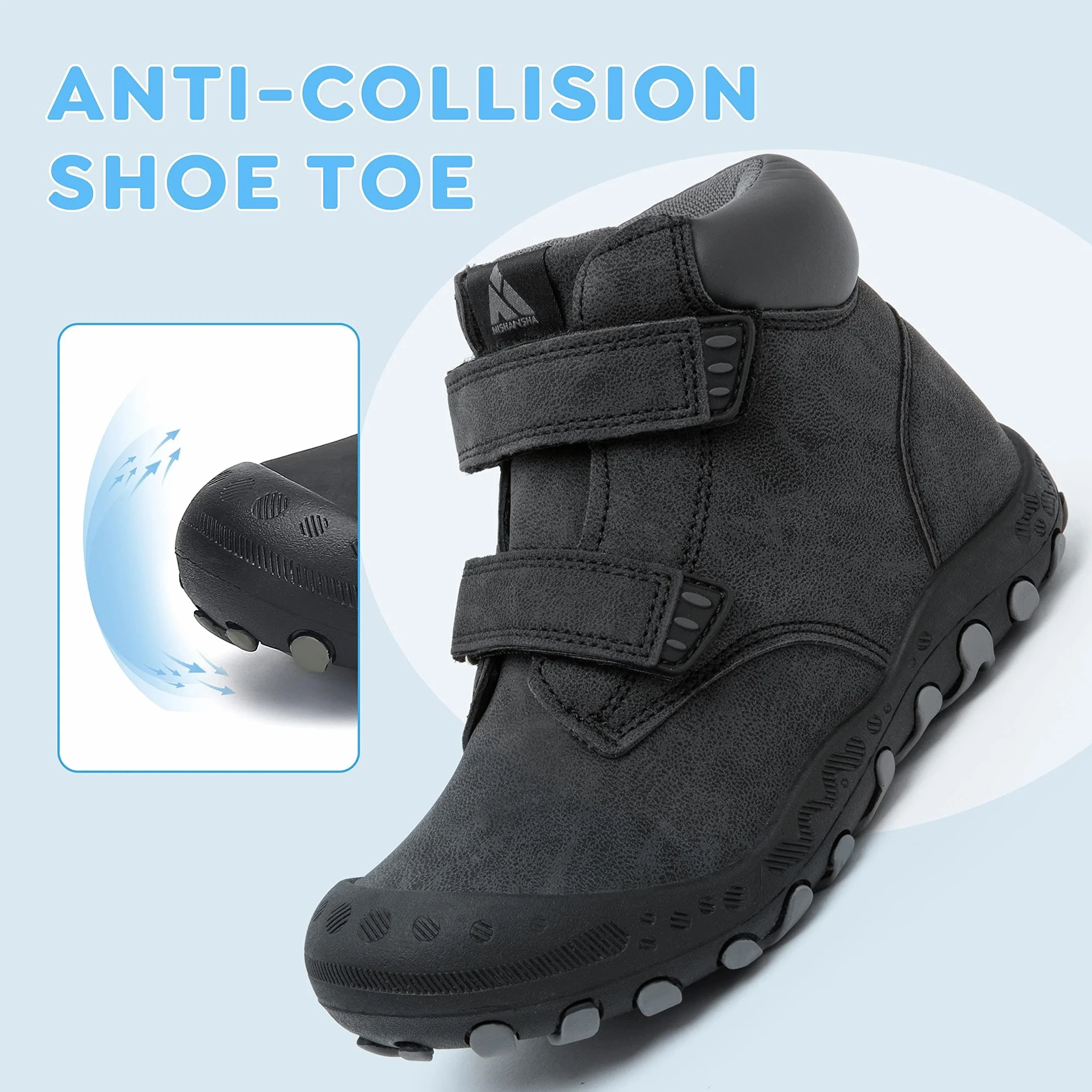 Mishansha Zapatillas de Senderismo para Niños Antideslizante Niños Niñas Botas de Trekking Ligeras Deportivas Tallas 24-38 EU