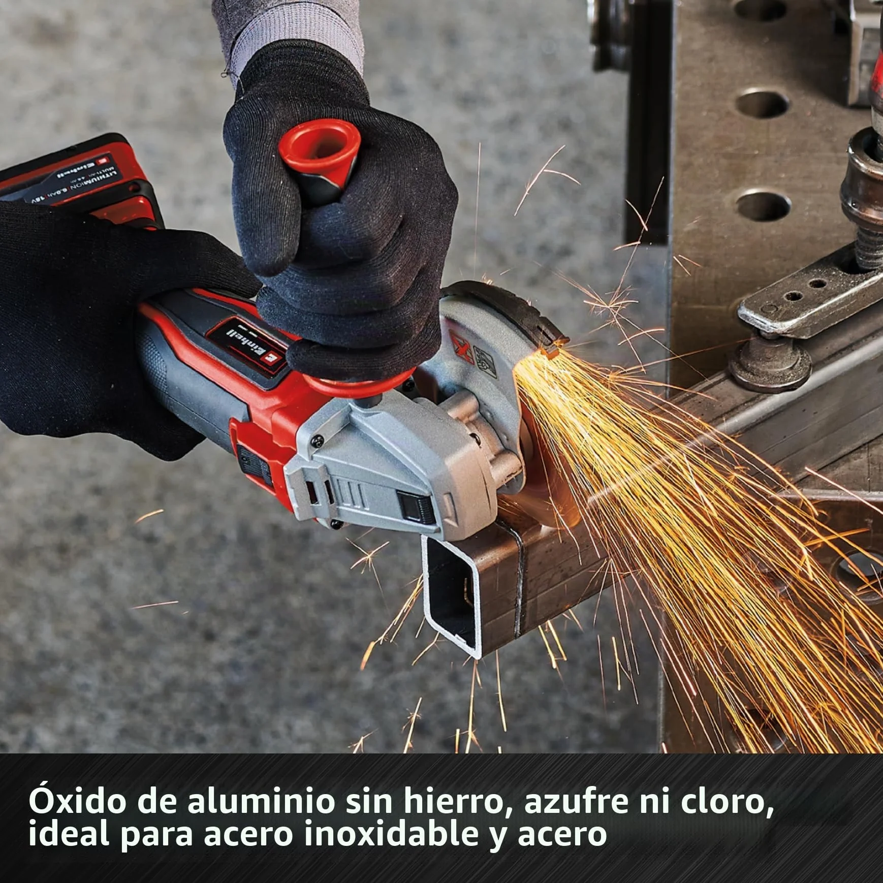 Einhell Juego de 5 discos de corte de inox y metal 115 x 1 mm