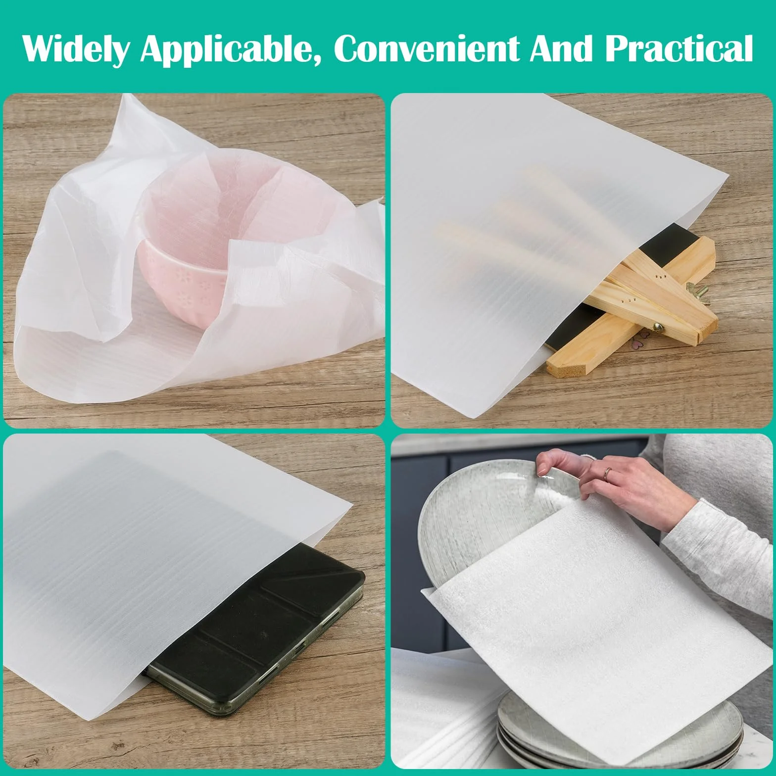 Envoltura de Espuma 30x30 cm 100 Piezas, Material de Embalaje de Burbujas para Mudanza