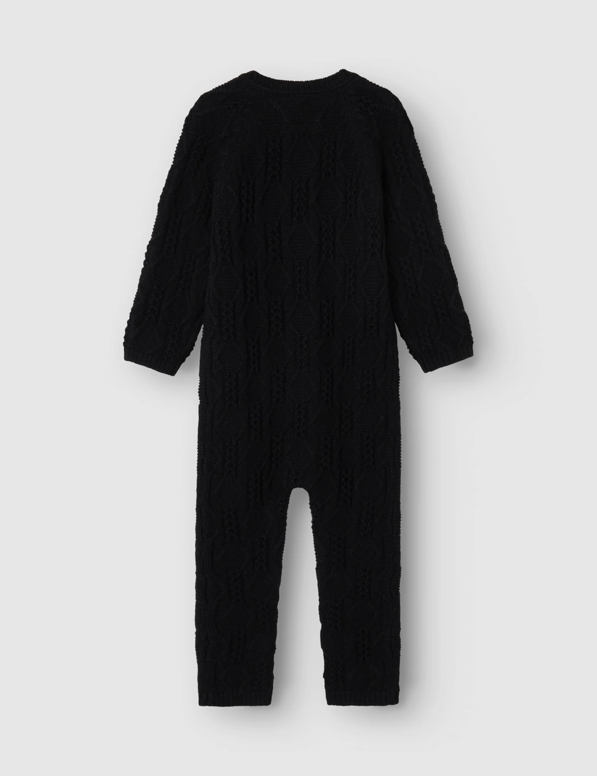 NAME IT Nmmwrilla Wool LS Knit Suit para Niños