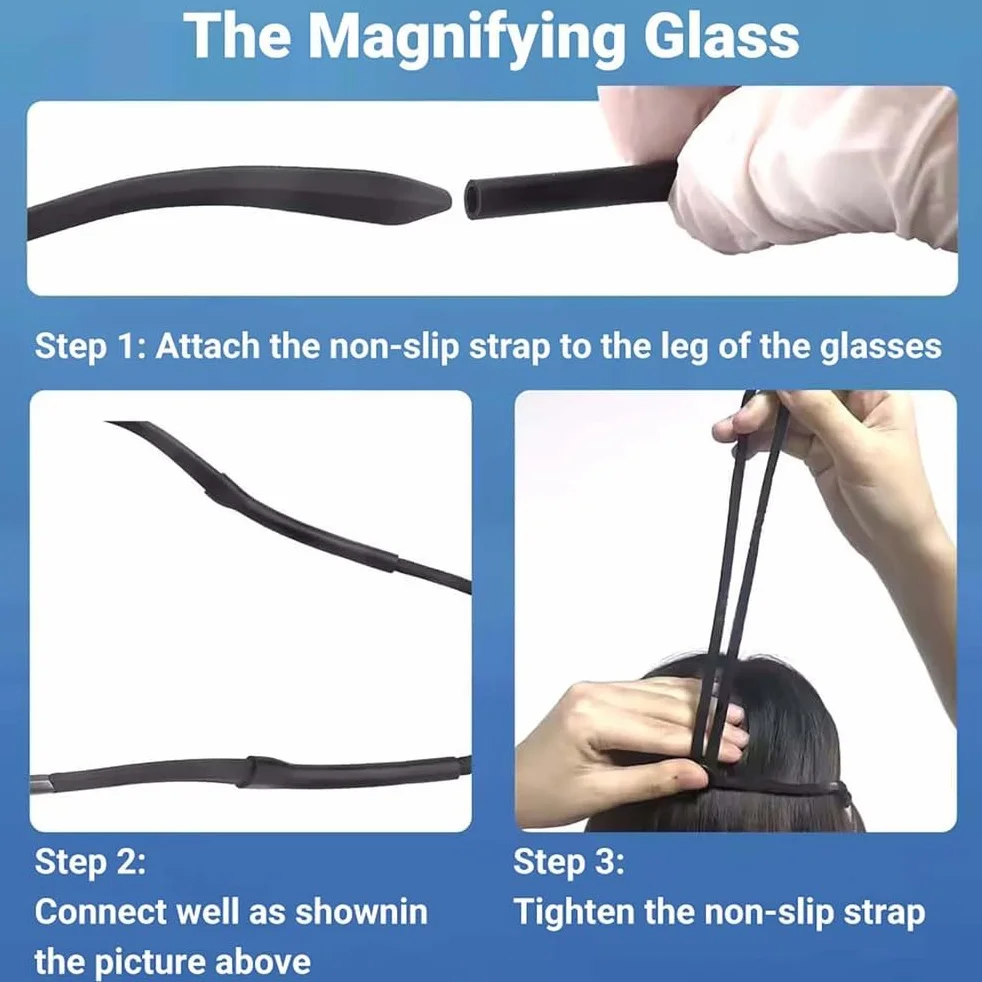 Lupas binoculares ergonómicas con aumento ajustable para procedimientos dentales y quirúrgicos