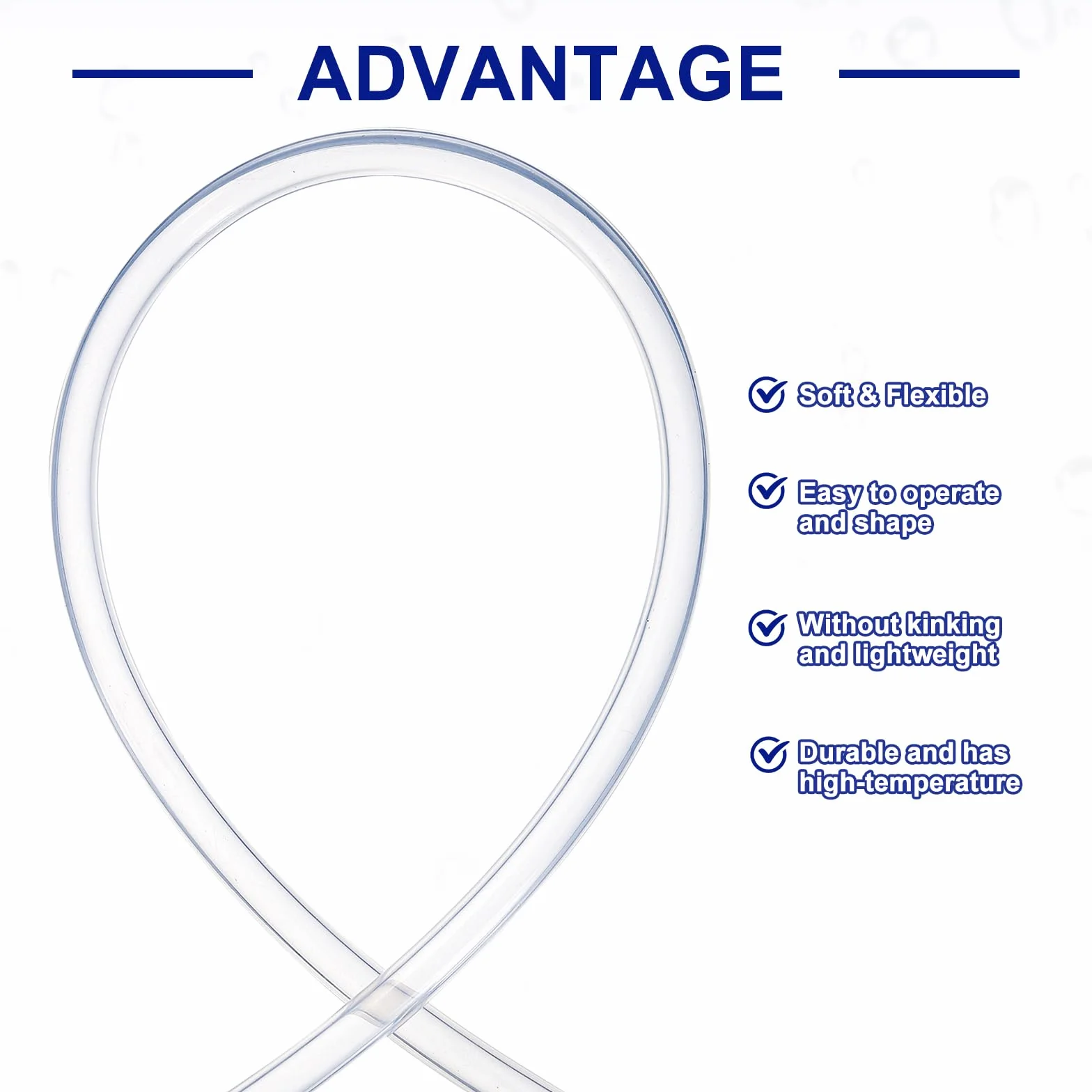 QUARKZMAN Tubo Flexible de Silicona 1.5mm ID x 2mm OD 5m Transparente Alta Resistencia Temperatura Acuaponía Manguera Aire Riego