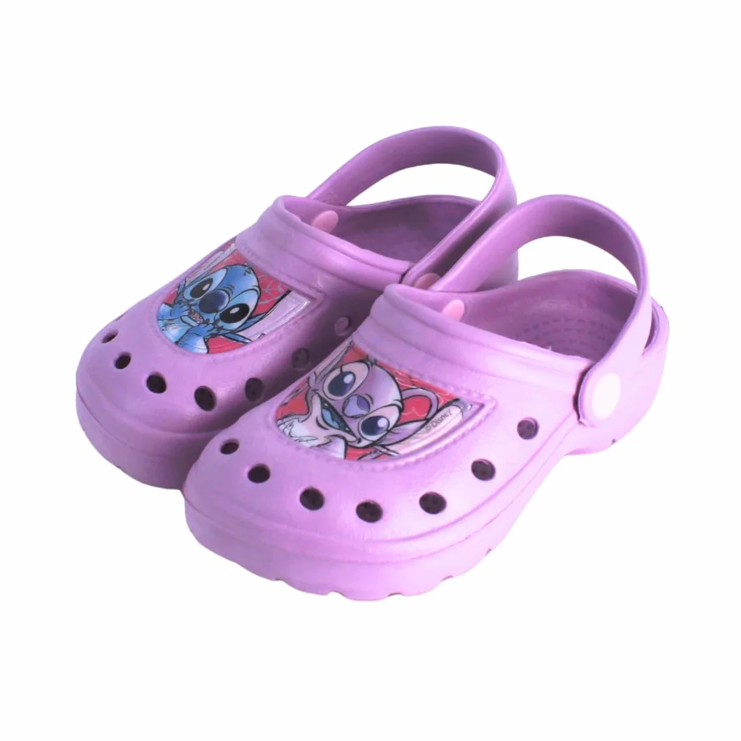 Disney Stitch Zuecos para Niñas, Diseño Stitch y Angel Sandalias de Verano para Niñas, Tallas EU 22 a 33