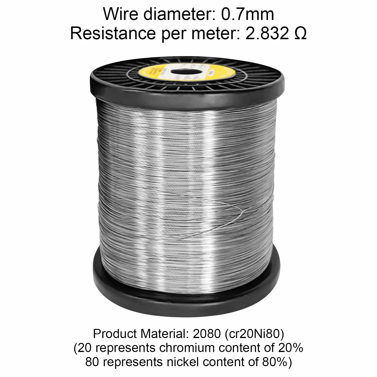 Alambre de corte térmico 0,7 mm 10 metros para cortar espuma dura
