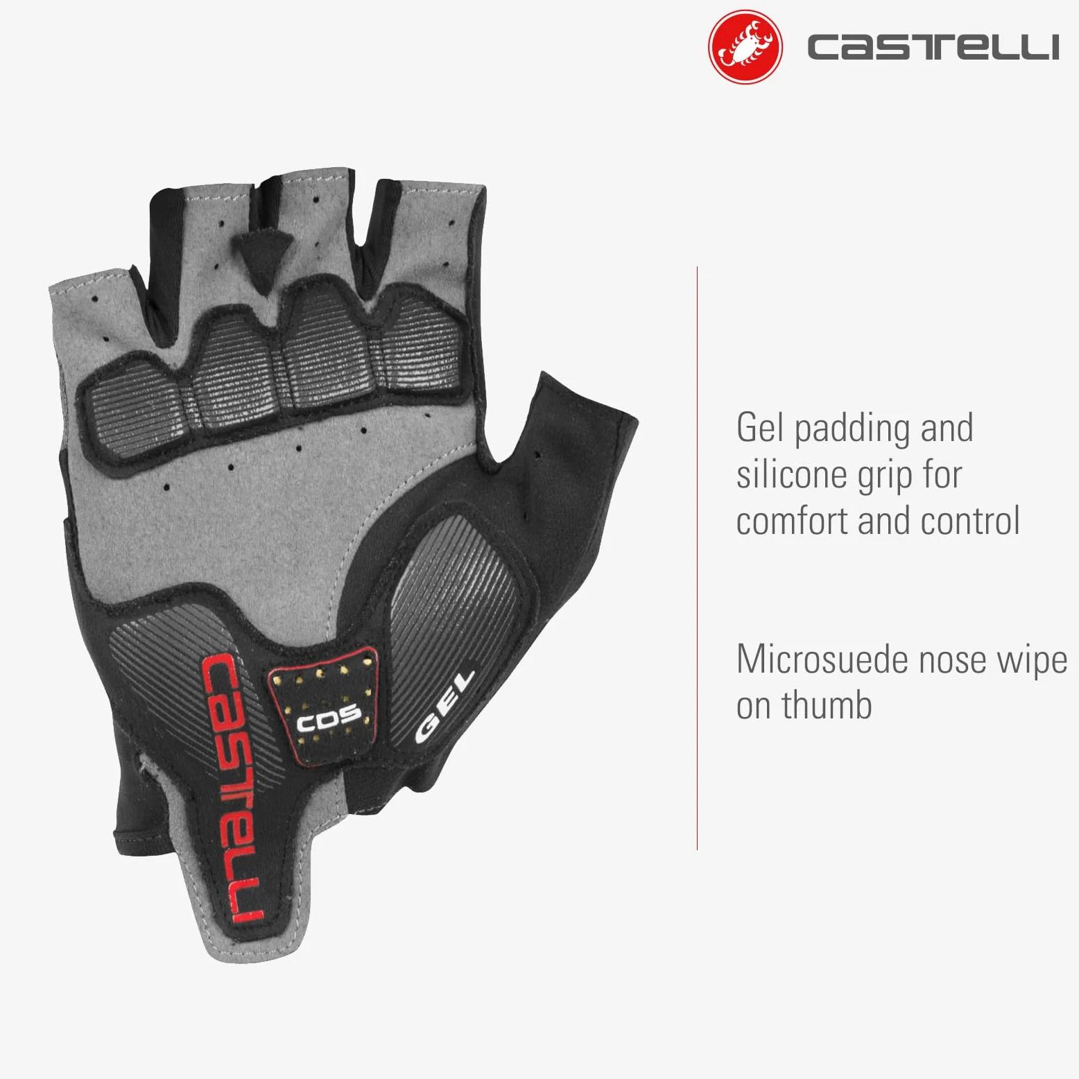 CASTELLI Arenberg Gel 2 Glove - Guantes de Ciclismo Hombre