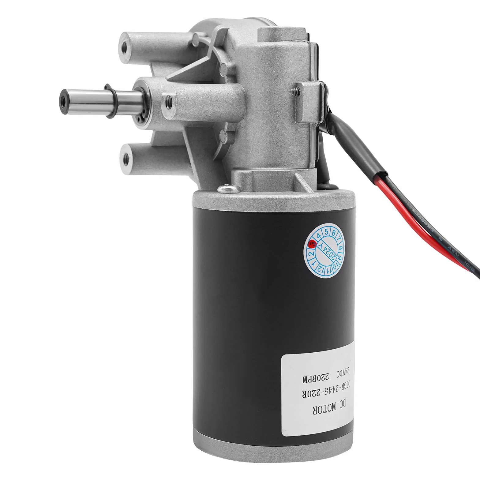 Motor de engranaje de 24 V CC, 45 W, alto par, limpiaparabrisas, engranaje síncrono eléctrico