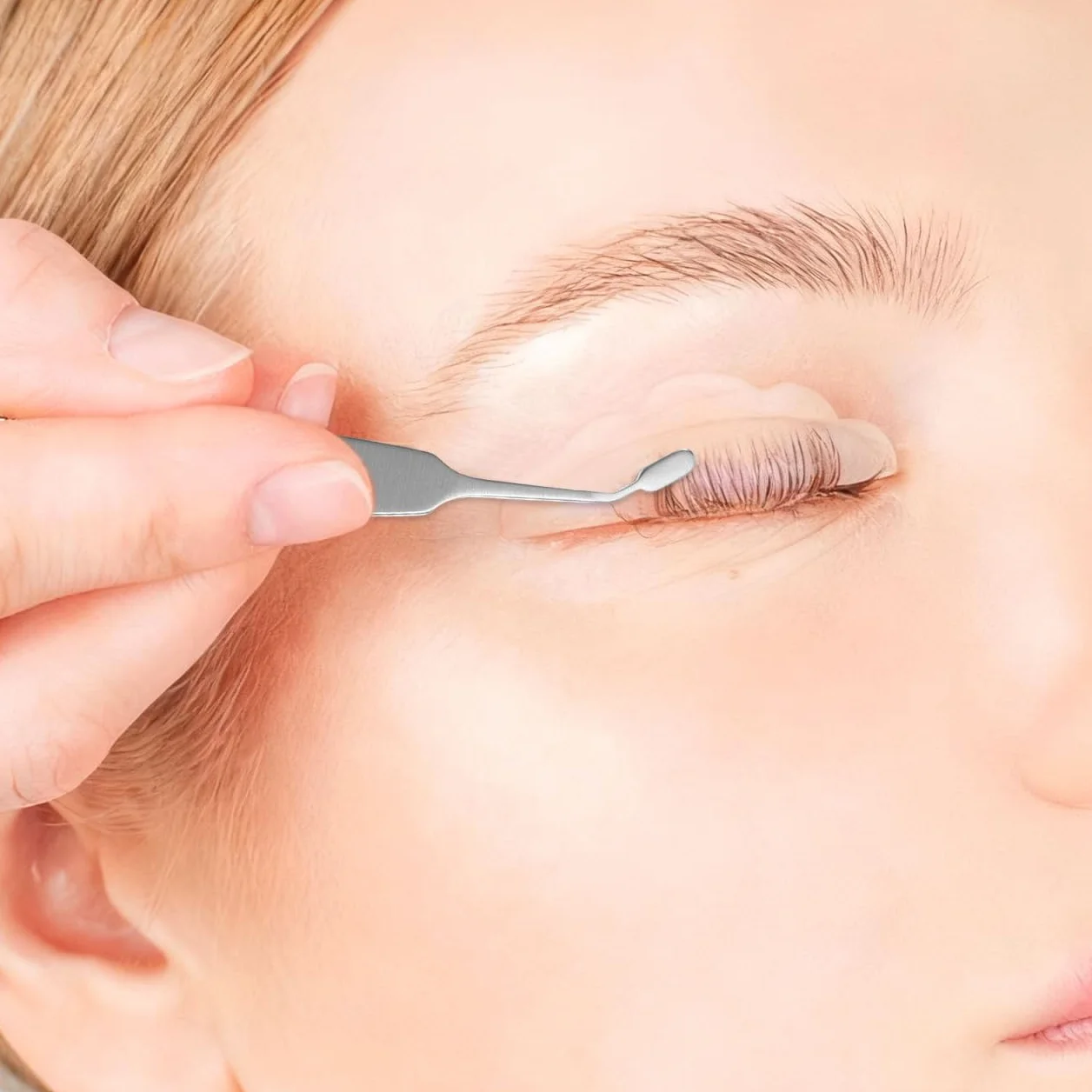 OSALADI Pinzas De Masaje De Párpado De Acero Inoxidable Profesional Herramientas Para Ojos Secos