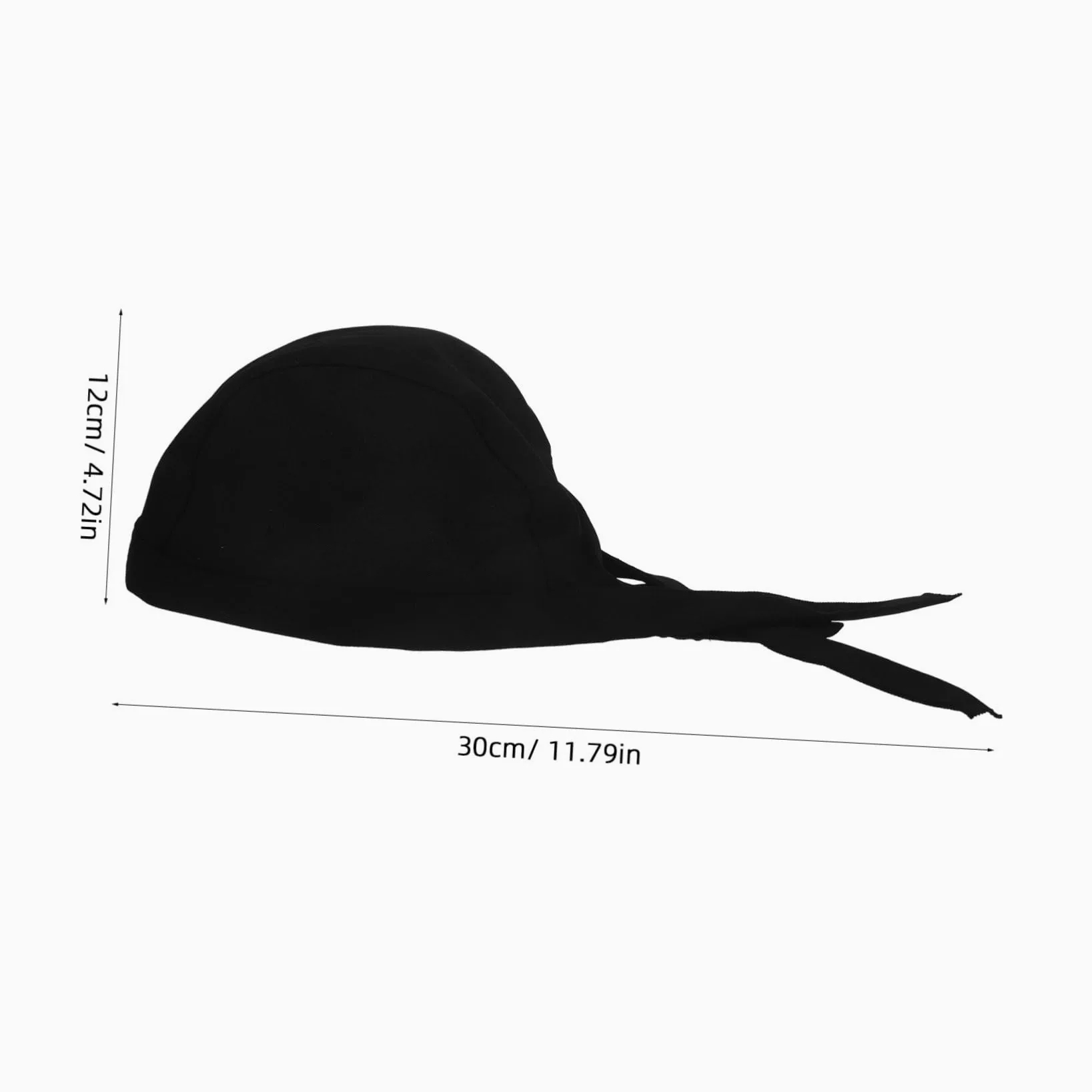 Beaupretty Gorro de Chef de Tela de Algodón Negro, 6 Unidades | Restaurante y Cocina, Ajuste al Cuero Cabelludo, Ayuda a Evitar Aceite