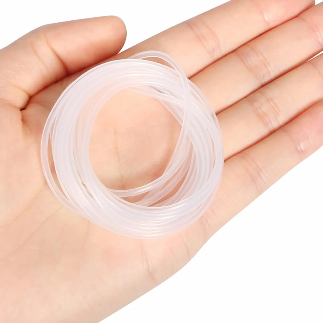 QUARKZMAN Tubo de Silicona Transparente 1x2mm 2m Resistente Altas Temperaturas
