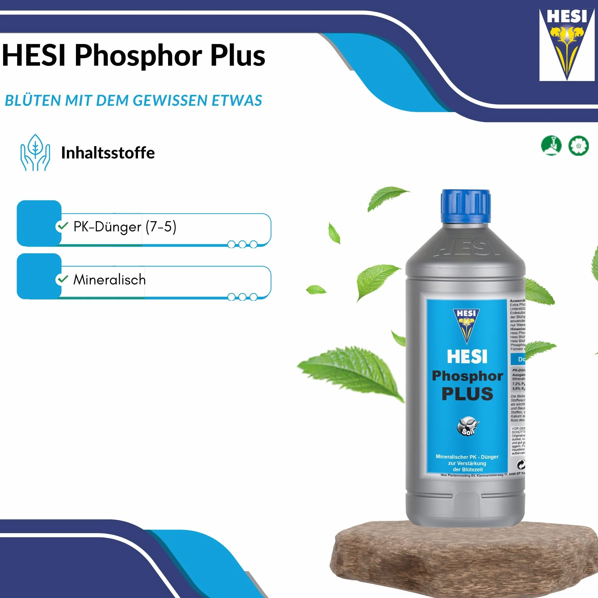 HESI Fósforo Plus Fertilizante Abono 1L