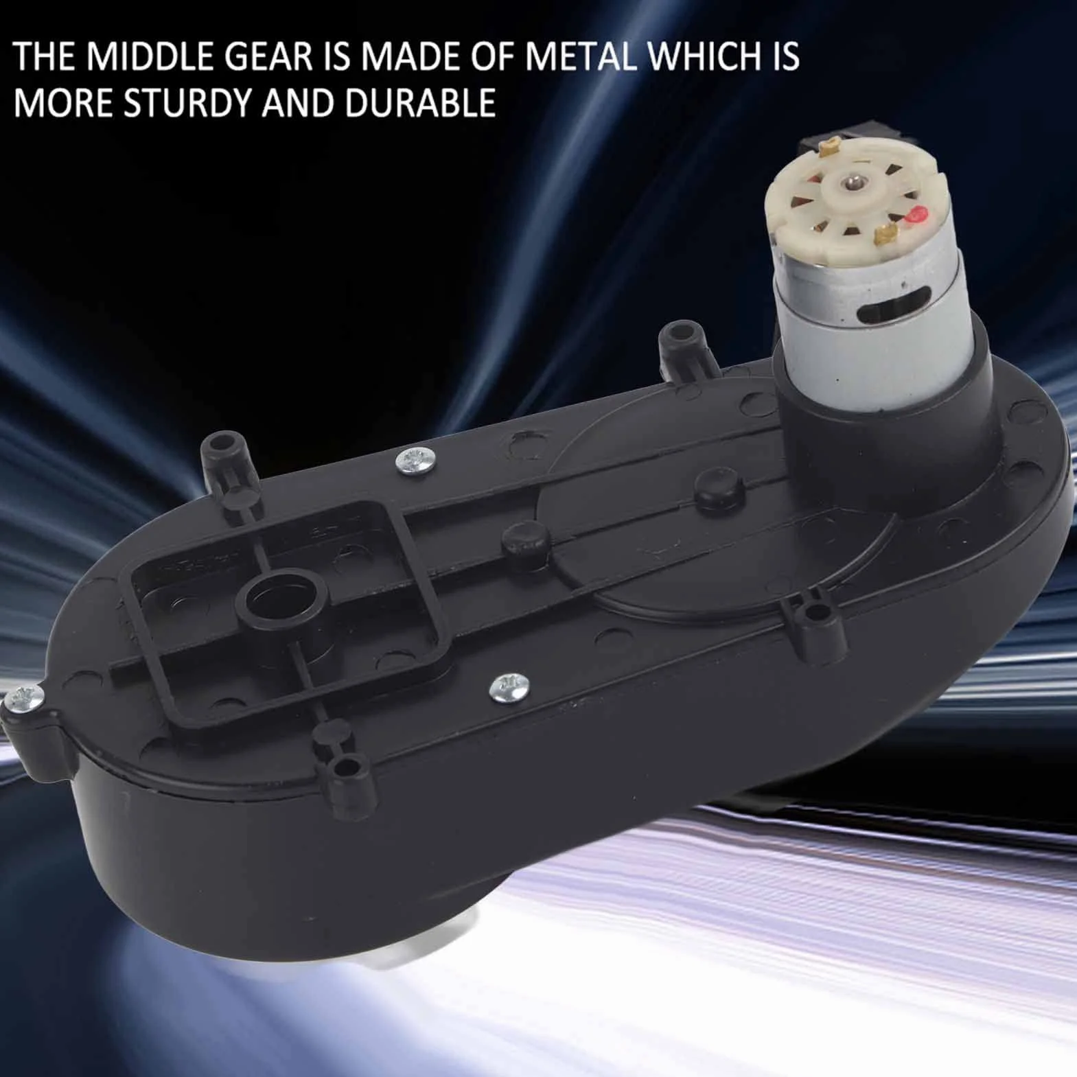Motor Eléctrico 12V 12000rpm Caja de Cambios para Coche de Juguete