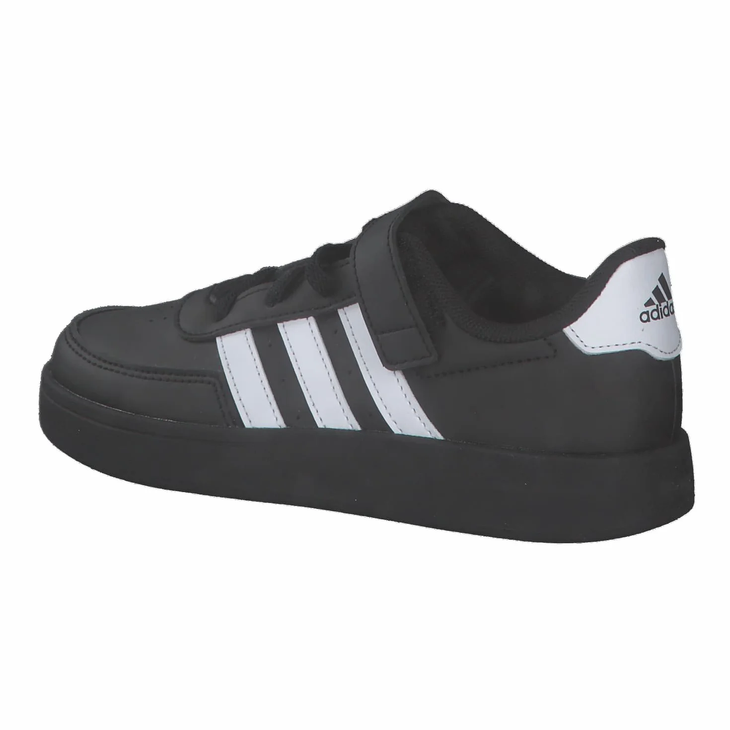 Adidas Breaknet Lifestyle Court Elastic Lace Top Strap Shoes, core black/Cloud white/Cloud white, 30 EU