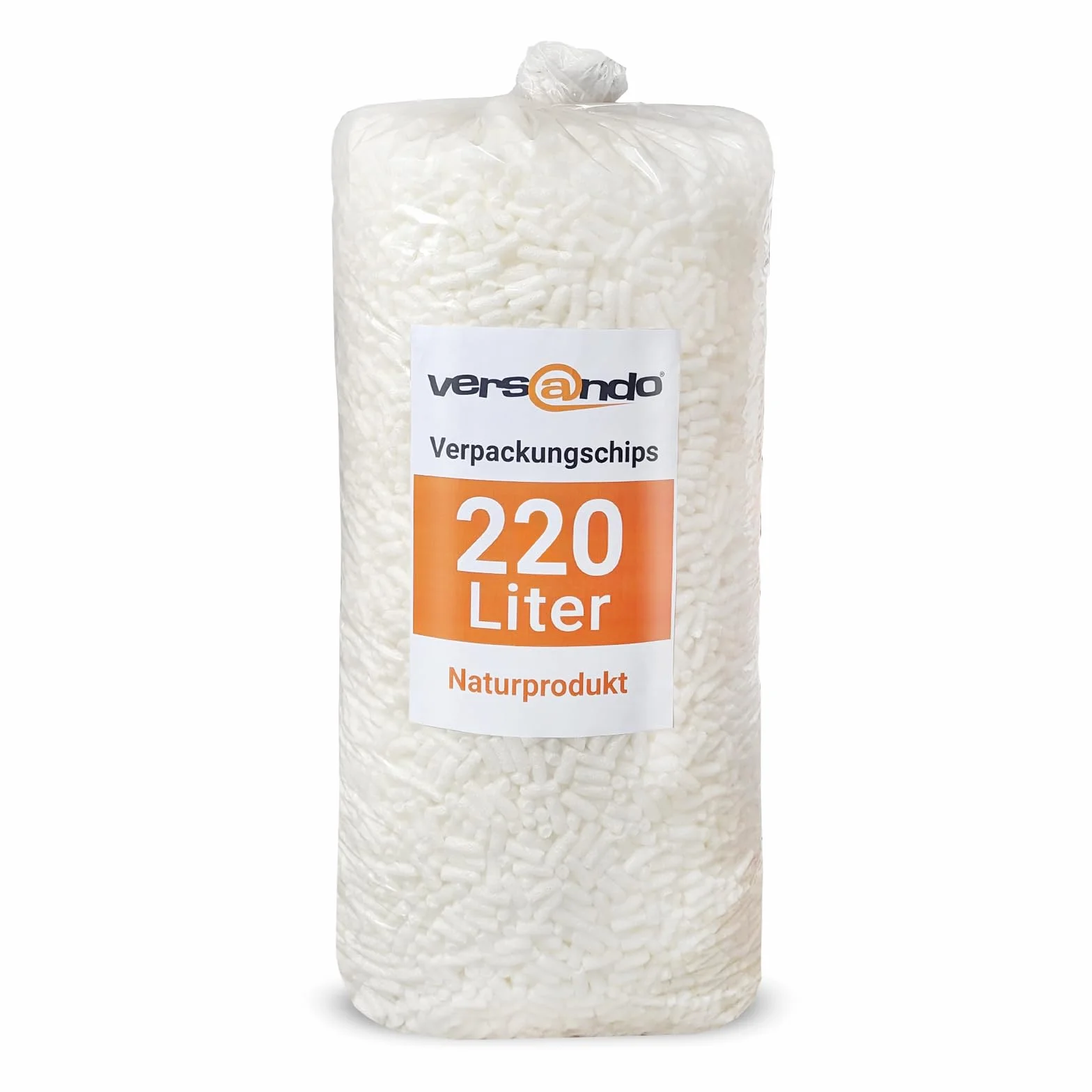 Versando 220 litros Chips de embalaje Material de relleno 100% naturalmente degradables hechas de almidón de maíz