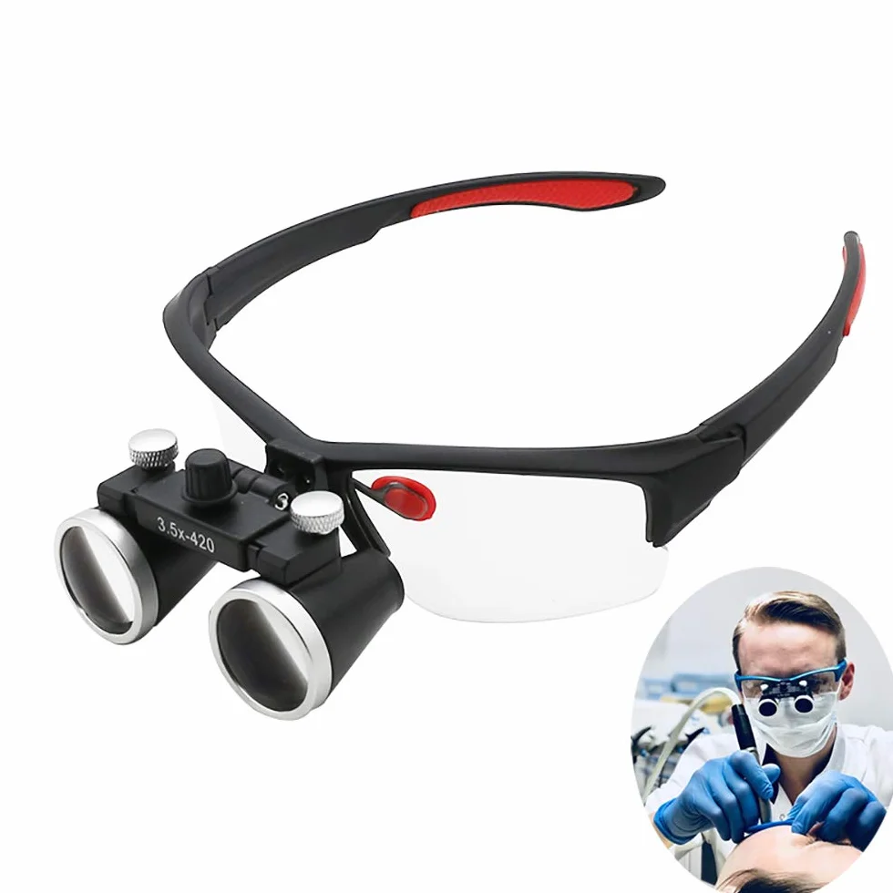 Lupas Binoculares Quirúrgicas Odontología Lupas Dentales Gafas De Protección Médica