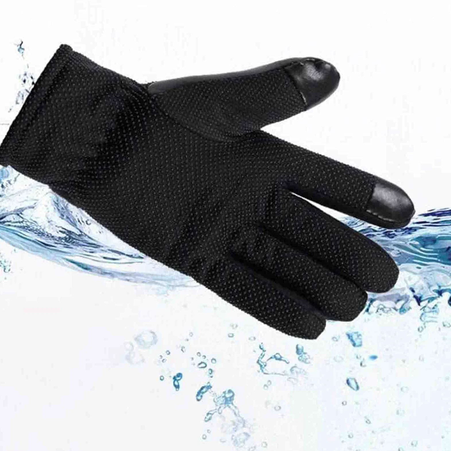 Guantes térmicos Guantes térmicos de Invierno eléctricos Pantalla táctil USB Cuero Impermeable Negro para Mujeres Hombres Esquí Ciclismo
