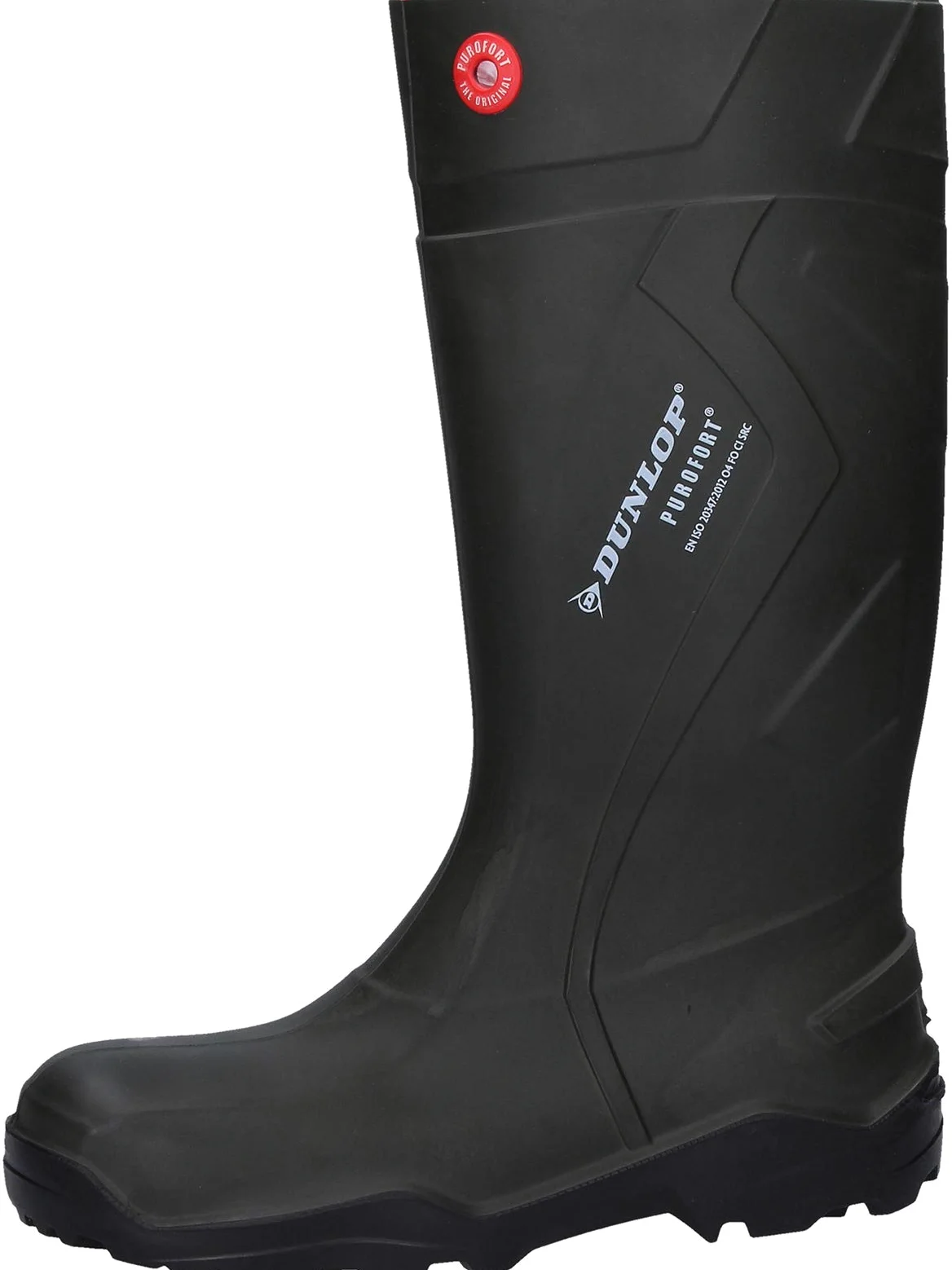 Dunlop Pull-On Self-Lined Mens Boots - Green - Size 39