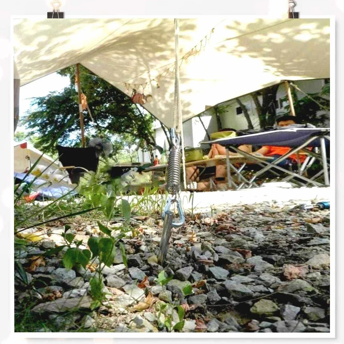 Resorte Tensión Toldo Acero Inoxidable 4 Resortes Espirales 8 Mosquetones 4 Pcs