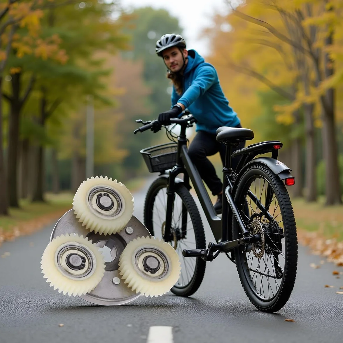 Ludom Juego de embrague planetario de acero 36T para motores centrales 250W 350W