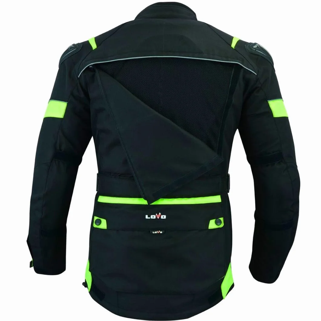 LOVO - Chaqueta Moto Tricapa 4 Estaciones Hombre - Chaqueta Moto Hombre con Protecciones Homologadas para Invierno y Verano - Cazadora de Alta Protección Longitud 3/4 - Funcionalidad y Seguridad Total