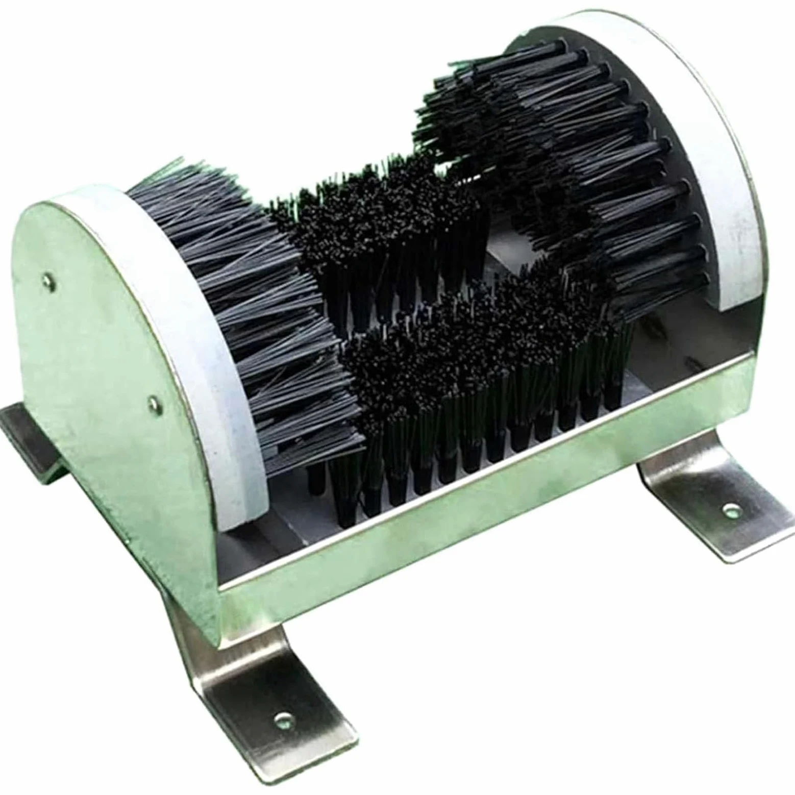 Cepillo de limpieza de zapatos, rascador de botas para uso en exteriores, resistente, elimina el polvo y la nieve de las suelas, para canchas, jardines, interiores y exteriores