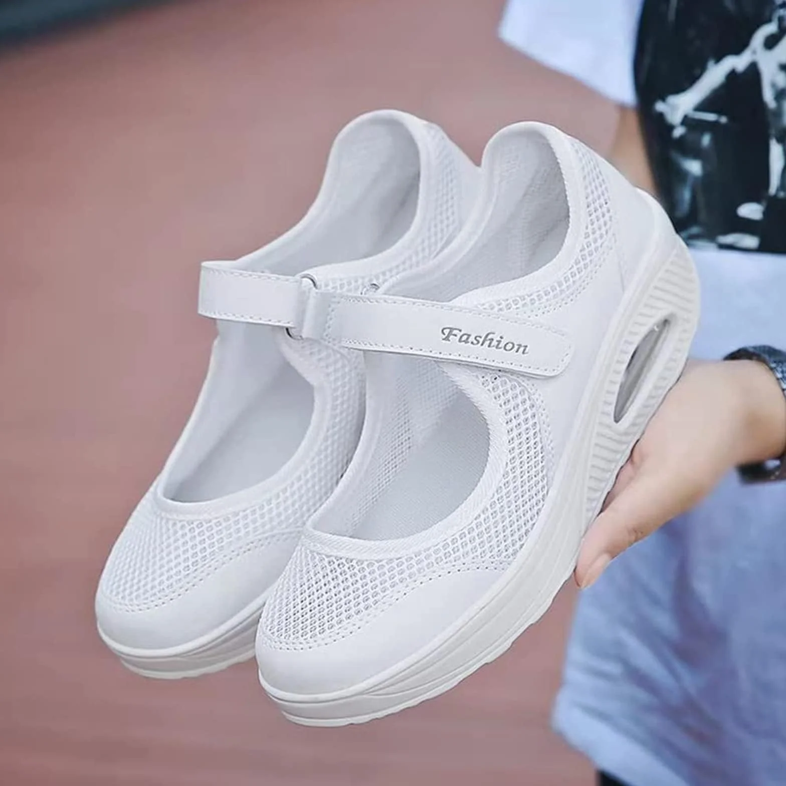 Zapatos Ligeros ortopédicos de enfermería Casuales,Zapatos de Enfermera de Trabajo con cojín de Aire cómodos para Mujer,Zapatillas de Deporte para Caminar Transpirables Ajustables Antideslizantes