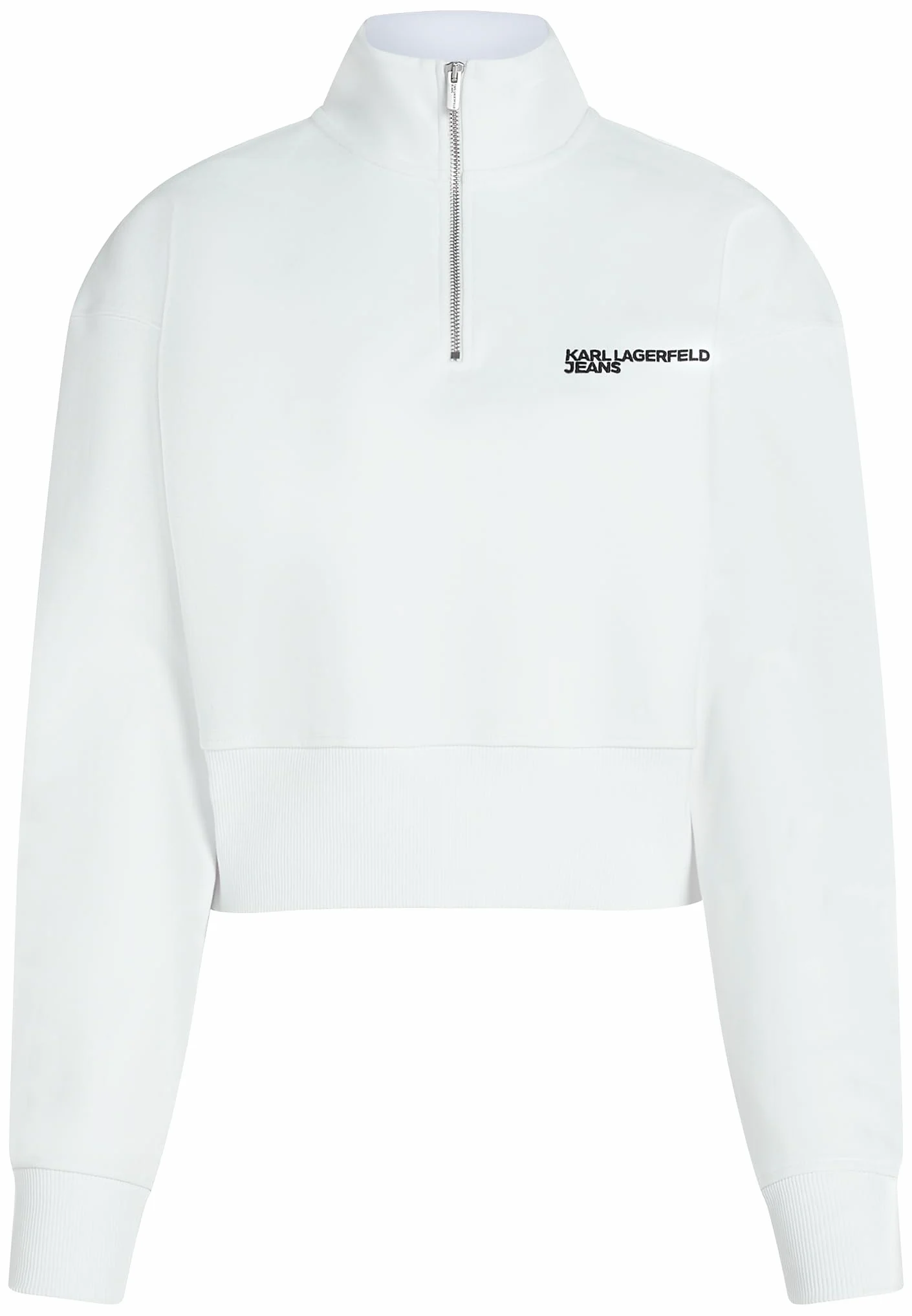 Karl Lagerfeld Jeans Mujer Half Zip Sweatshirt