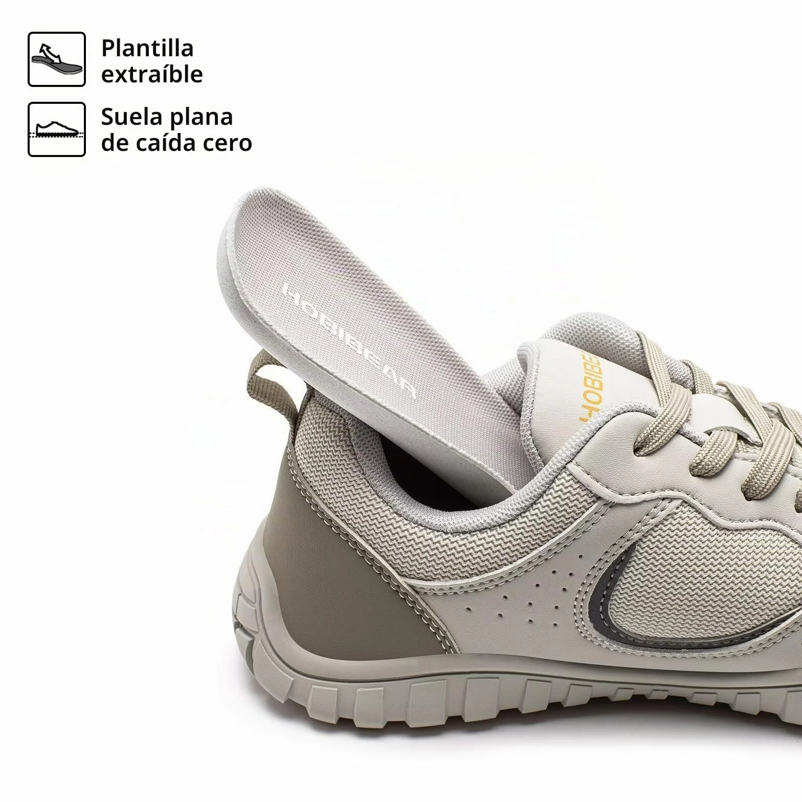 HOBIBEAR Zapatos Barefoot para Mujeres y Hombres | Caja de Dedos Ancha | Zapatillas Cómodas para Correr en Senderos