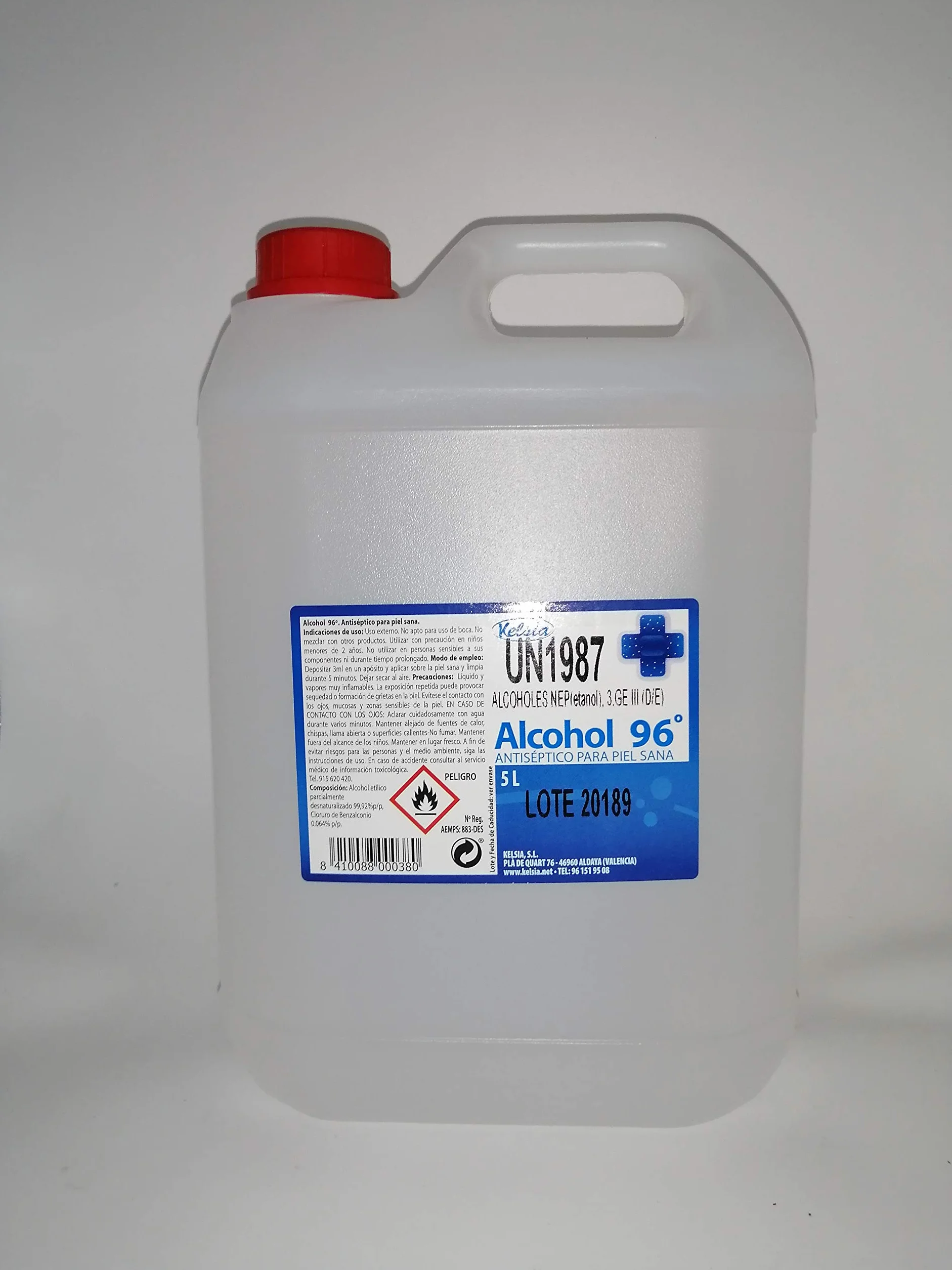 Alkohol 96º 5 litrów