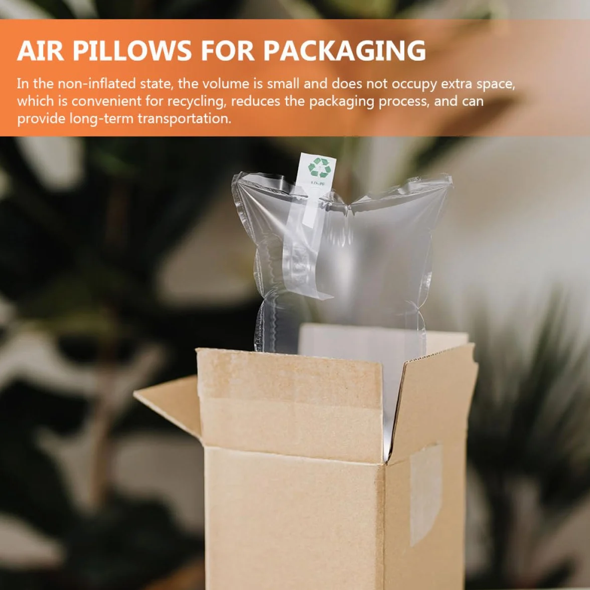Bolsa Inflable de Aire para Embalaje 25x40 cm, 50 Unidades, Cojín Anticolisión para Protección de Paquetes
