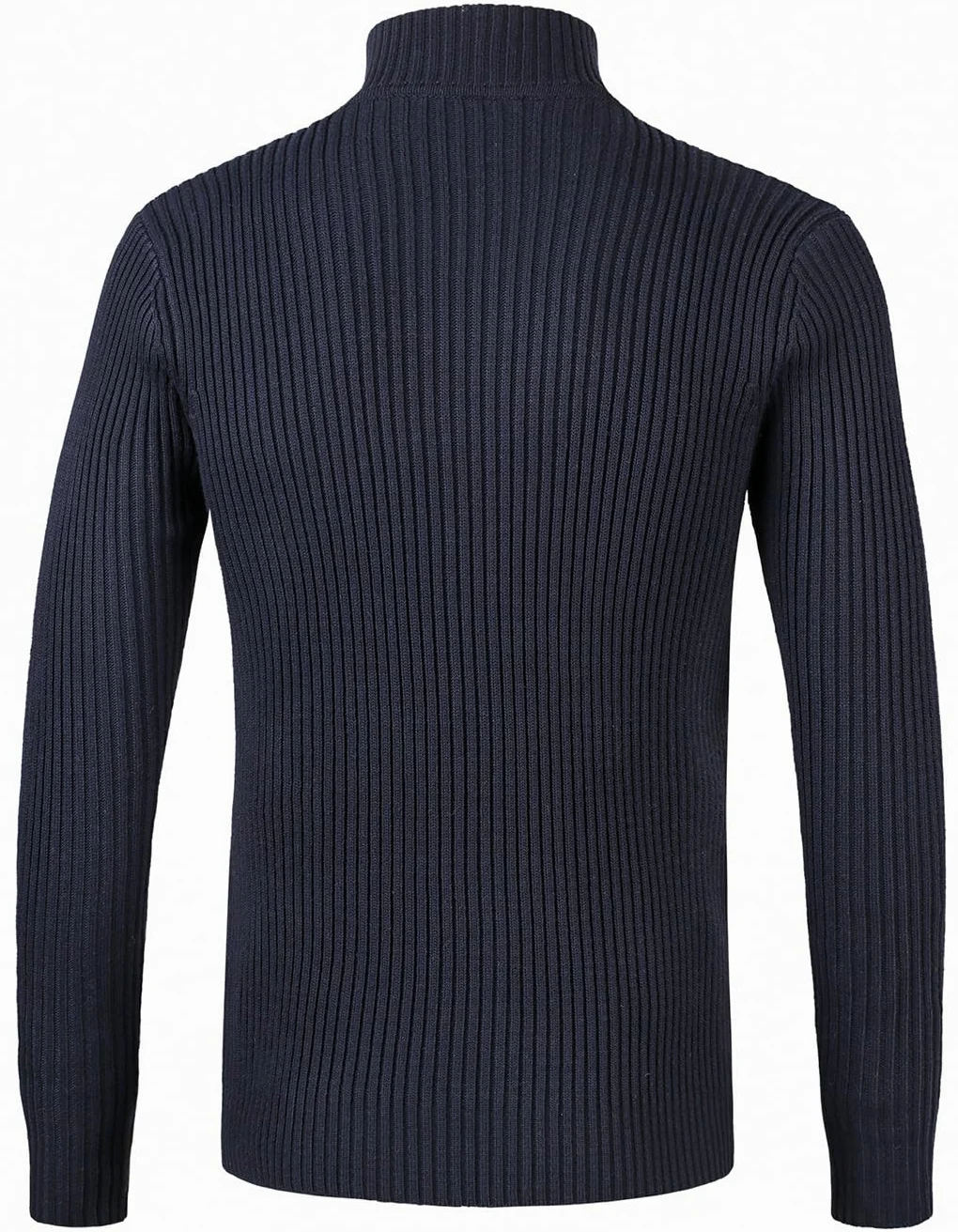 Chaqueta Punto Hombre Color SóLido Cremallera Punto Cable Slim Fit JerséIs Suéter Cardigan Outwear Rebecas Tops