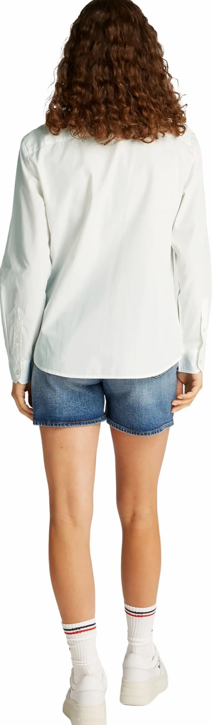 Tommy Jeans Camisa Mujer Pinstripe Poplin Regular Fit
