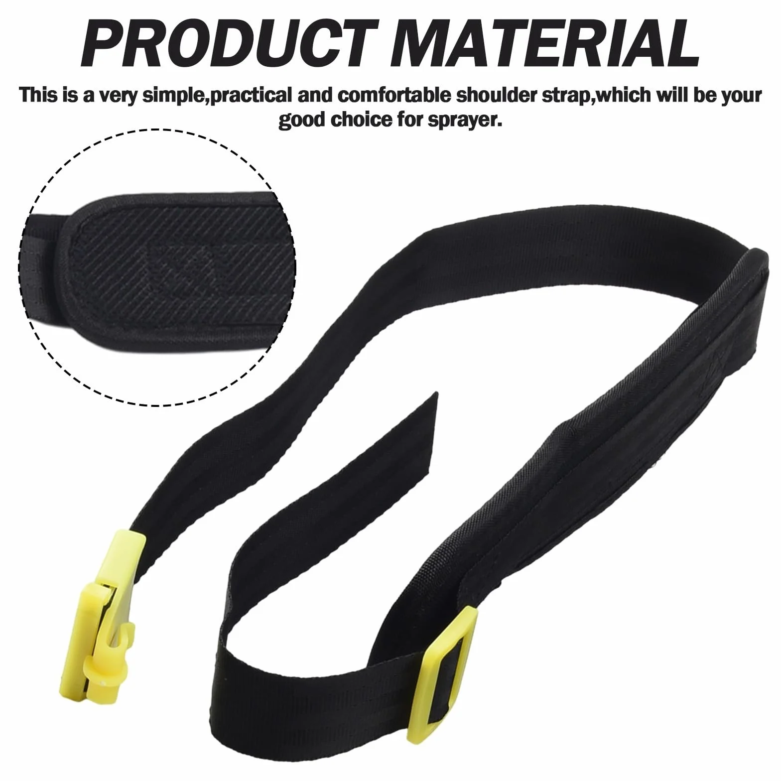 Correa de pulverización funcional y ergonómica para mochila