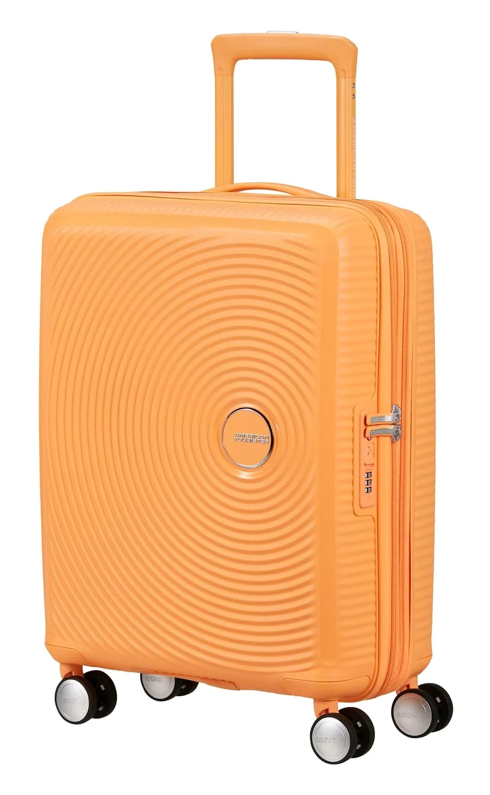 American Tourister Soundbox Spinner 55/20 TSA EXP Trolley Papaya Pop Albaricoque