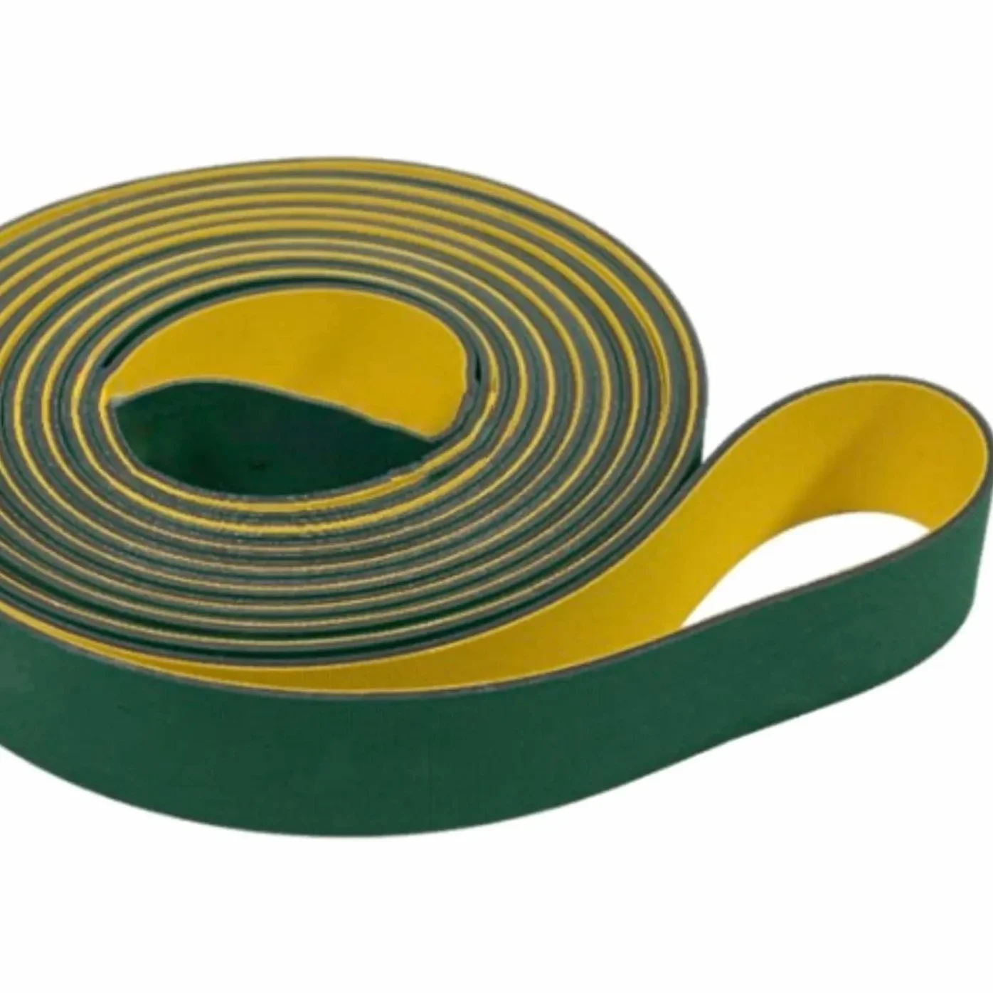 Correa de Nailon Plana 2mm 800mm-3600mm 3000x35x2 Amarillo-Verde