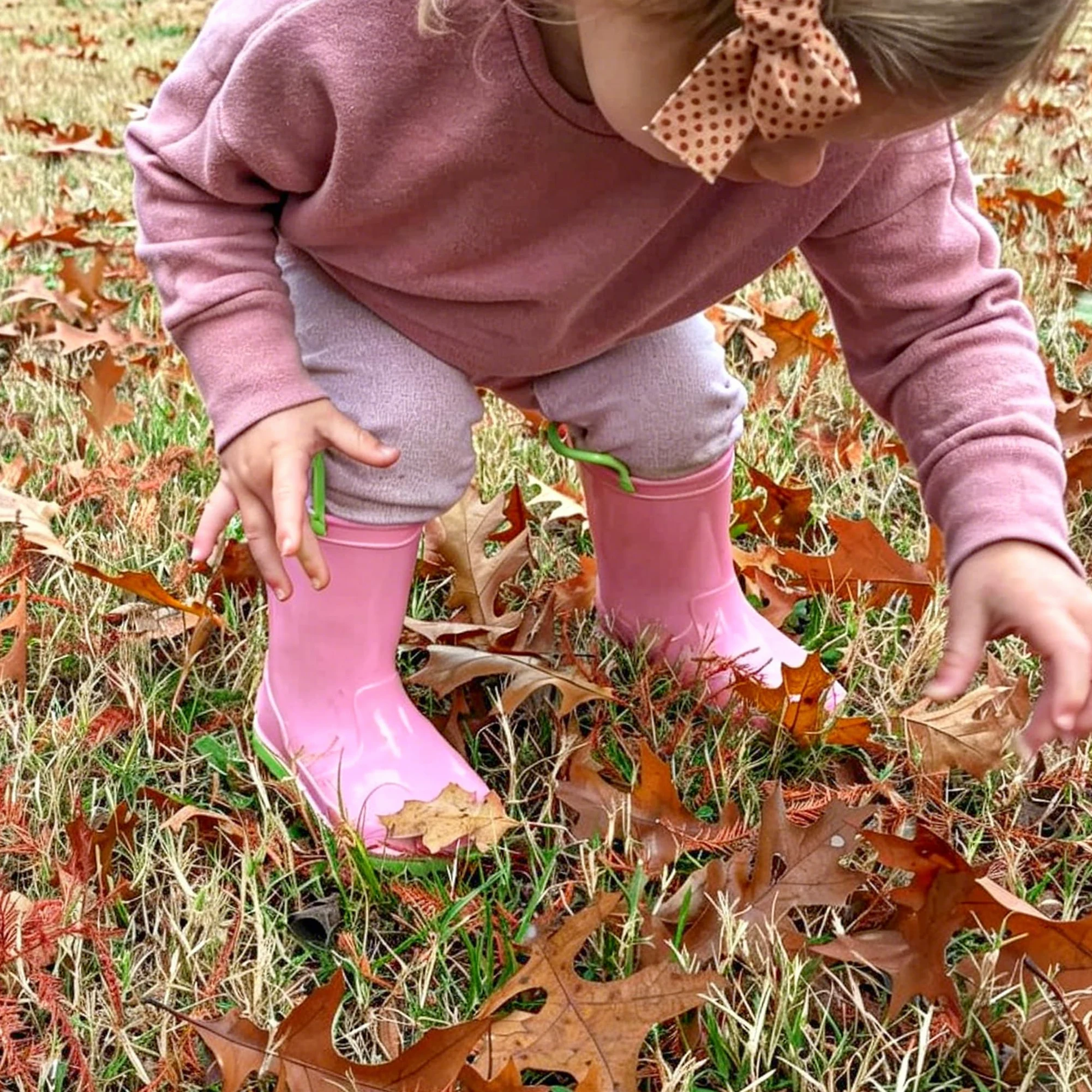 EUXTERPA Botas de lluvia impermeables para niños y niñas, color sólido, con asas