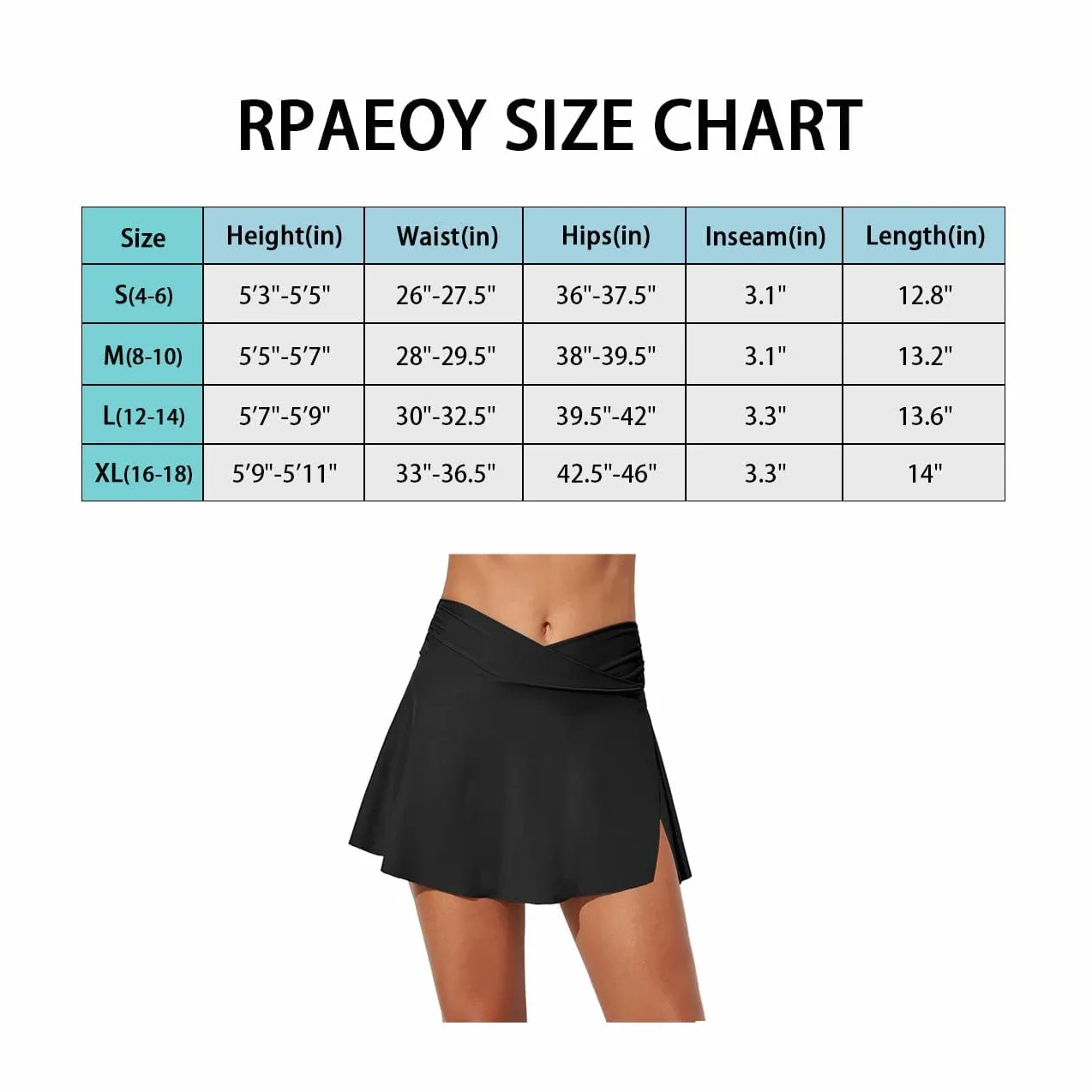 Bañadores Mujer Natacion Traje de Baño Elegante Ruched Falda Corta XL