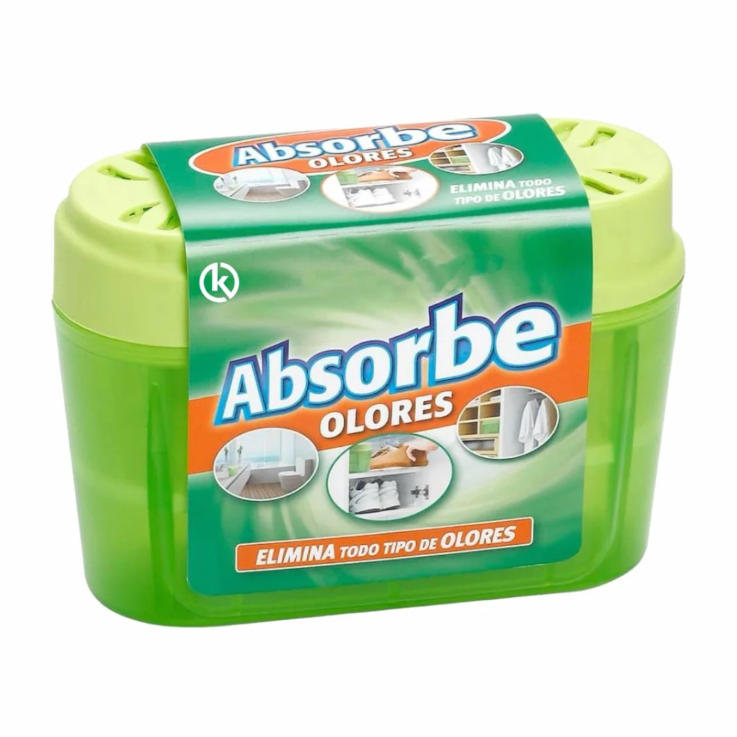 Absorbe Olores 40 gr, Elimina Malos Olores Baños Cocinas Armarios, Hecho en España (4 Unidades)