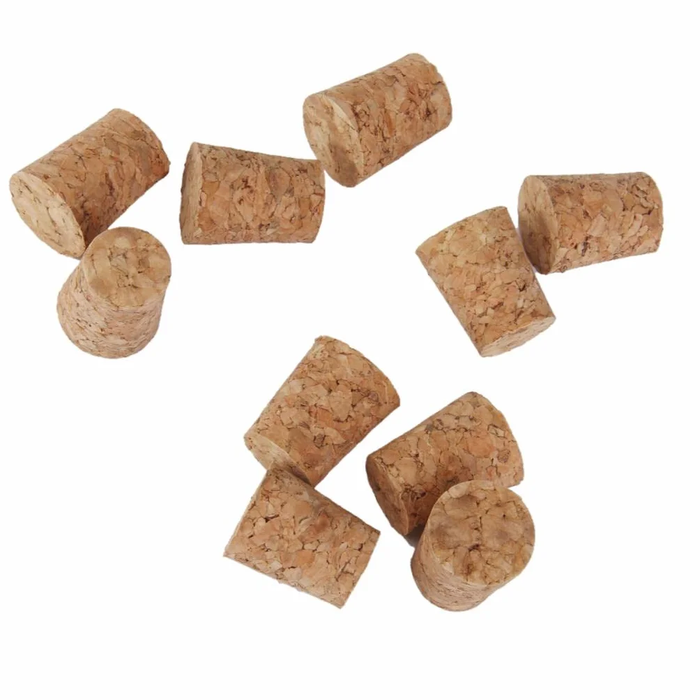 Tapones de corcho cónicos 18 mm x 14 mm x 22 mm para manualidades
