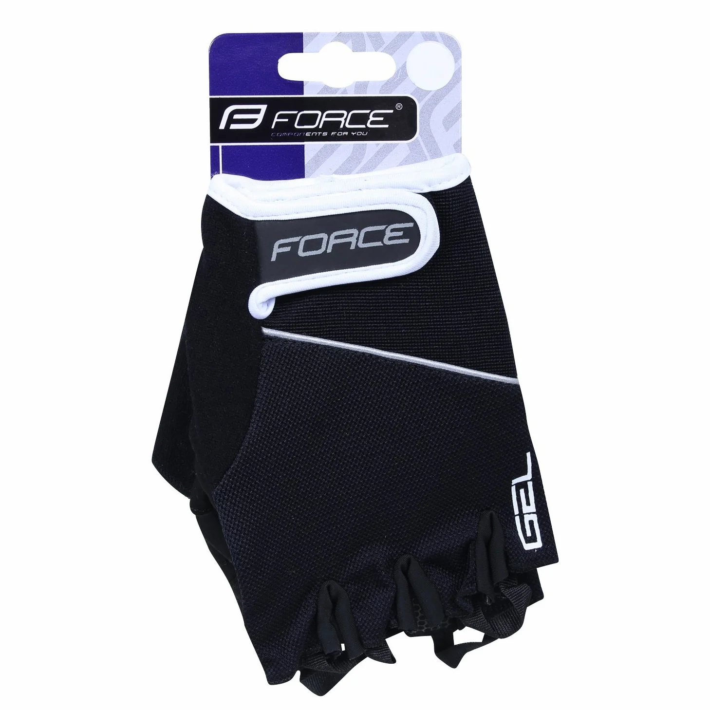 Force1 Hombres de la Fuerza Gel Guantes Guantes, Hombre, Guantes, Force Gel Mitts, Negro, XS