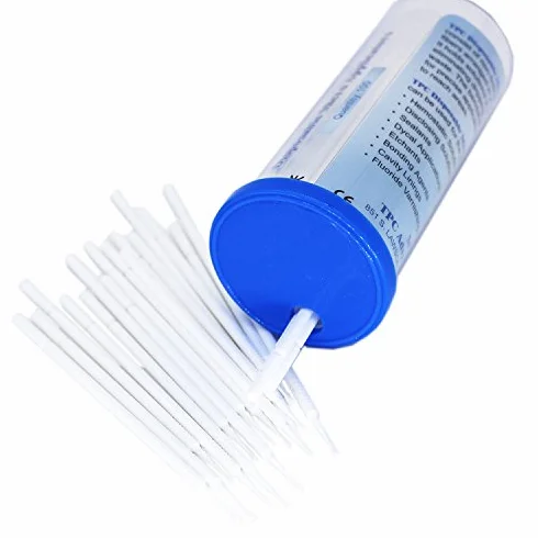 Cepillo dental desechable micro aplicador flexible superfino 100 piezas