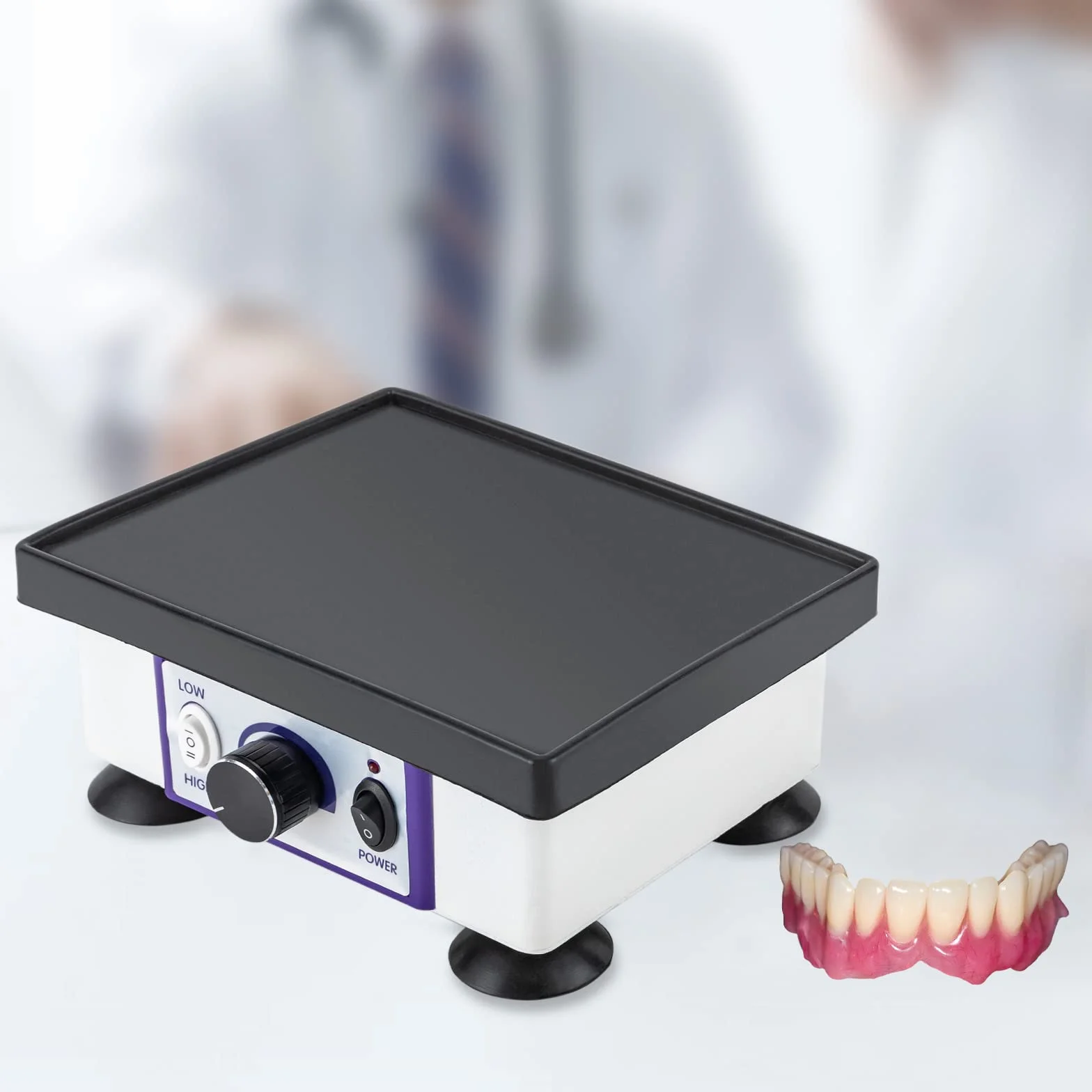 Oscilador dental vibratorio 220V 120W 21x13cm equipo laboratorio dental